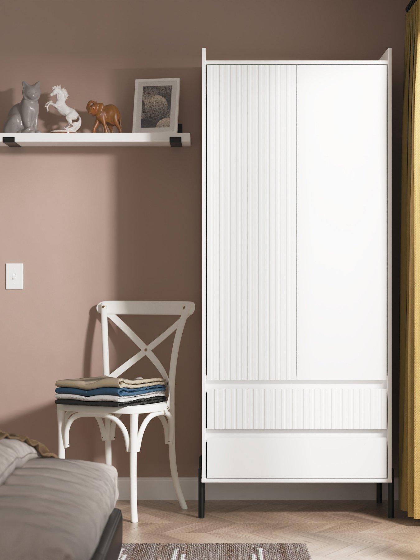 SWIFT Ciara 2 Door 2 Drawer Wardrobe Ready Assembled