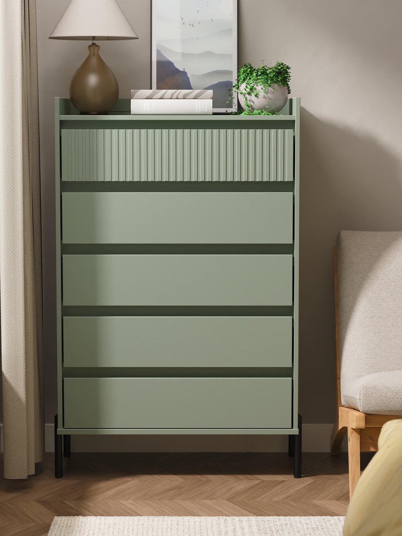 SWIFT Ciara 5 Drawer Chest Ready Assembled