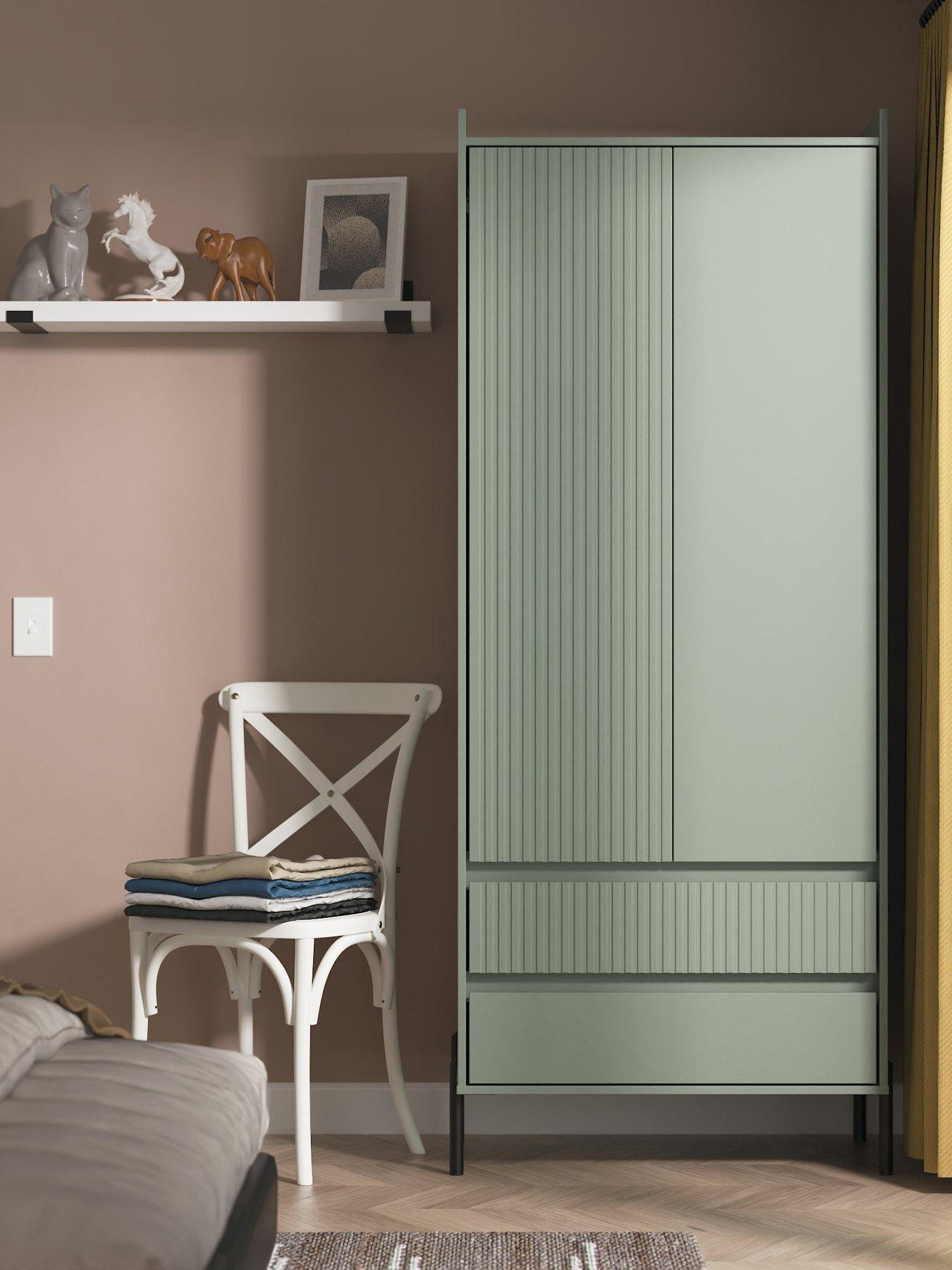 SWIFT Ciara 2 Door 2 Drawer Wardrobe Ready Assembled