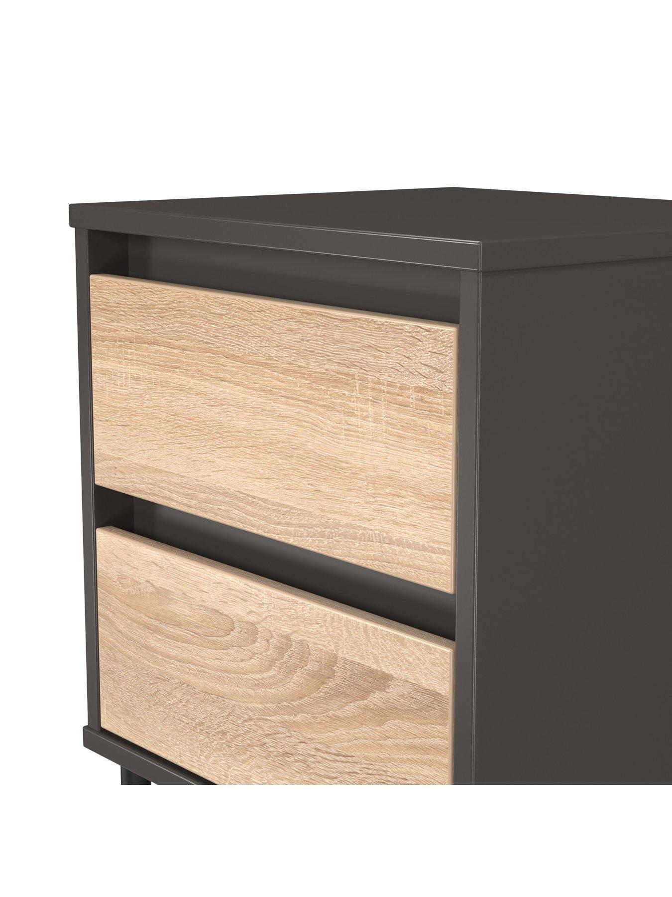 Image 4 of 6 of SWIFT Raina 2 Drawer Bedside Cabinet Ready Assembled