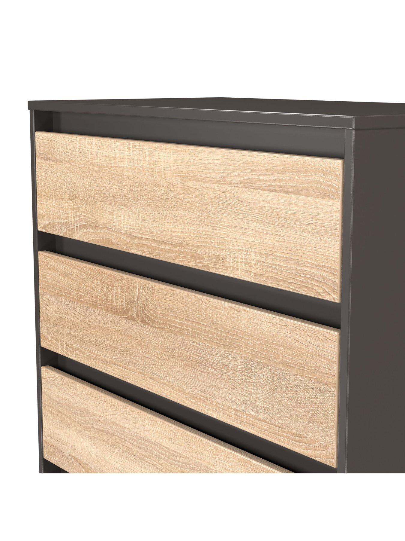  image of swift-raina-5-drawer-chest-ready-assembled