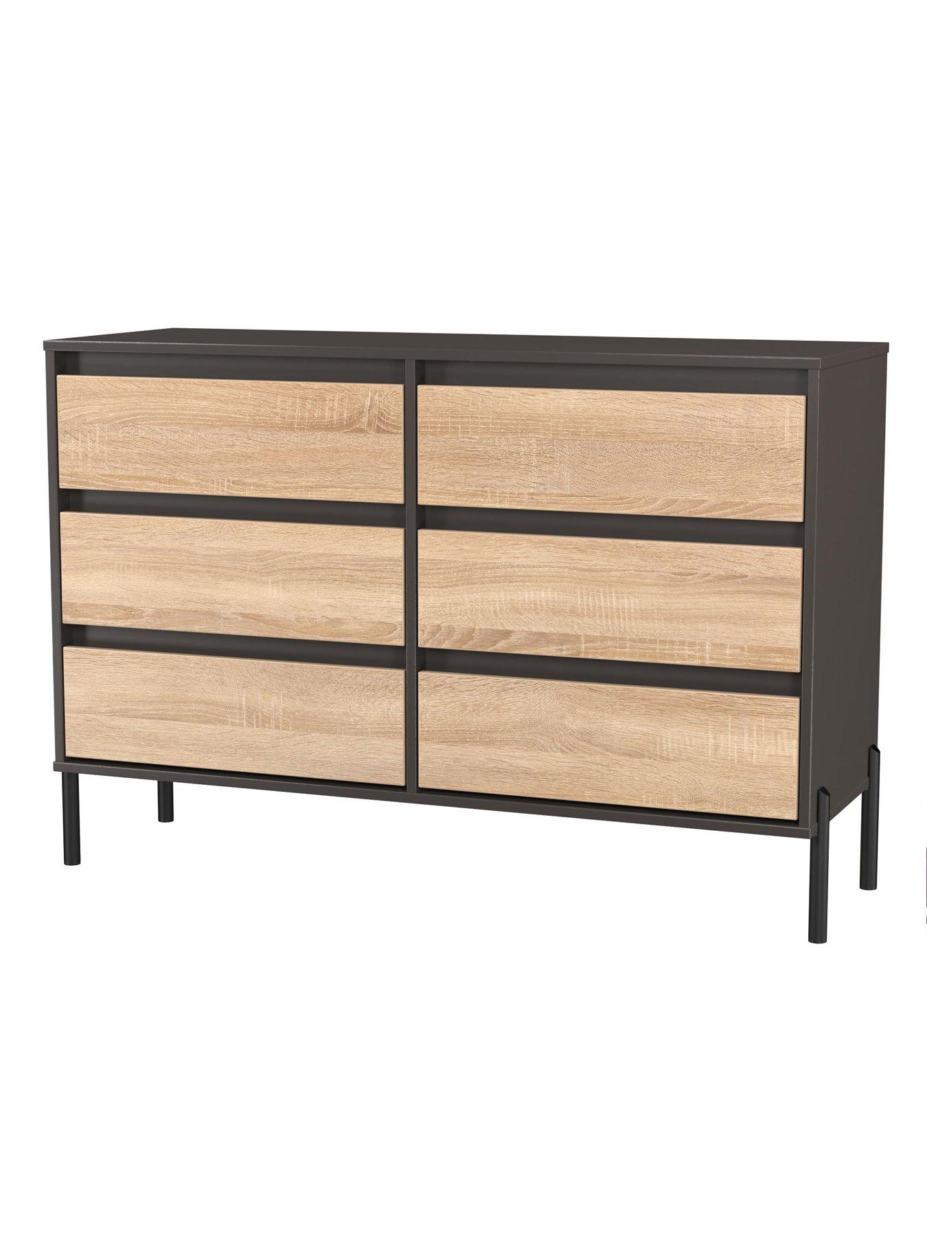 Image 3 of 6 of SWIFT Raina 6 Drawer Wide Chest Ready Assembled
