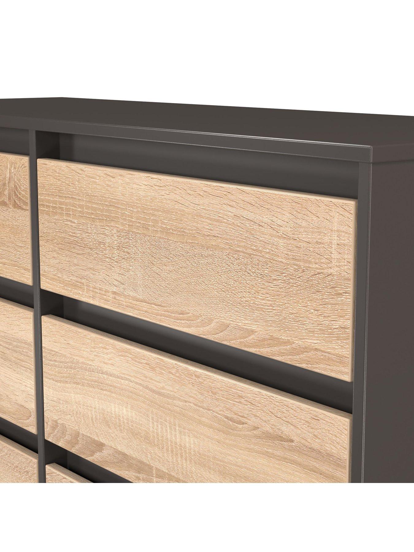 Image 4 of 6 of SWIFT Raina 6 Drawer Wide Chest Ready Assembled
