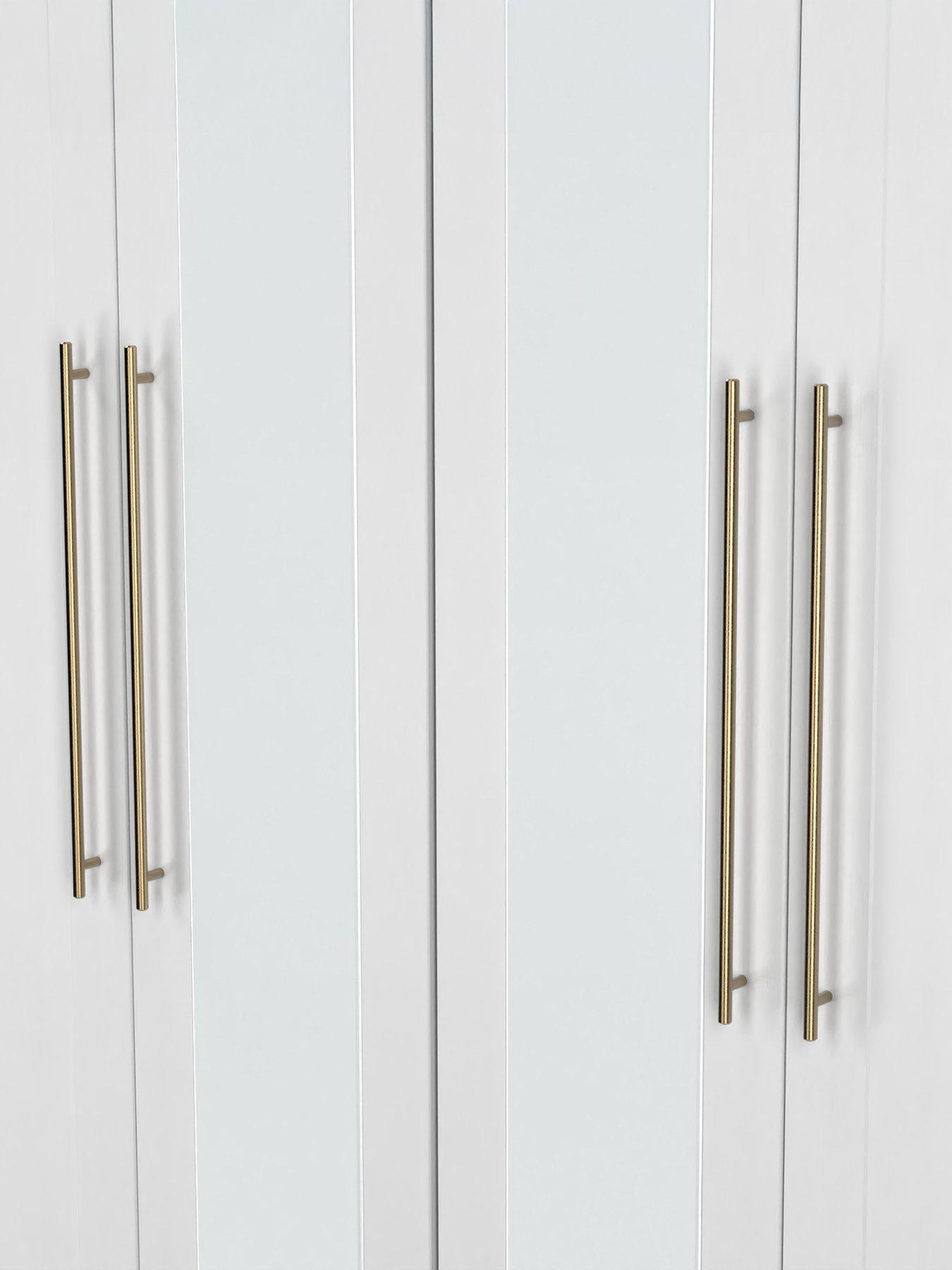 Image 4 of 7 of SWIFT Charlotte 4 Door Wardrobe with Mirror Ready Assembled