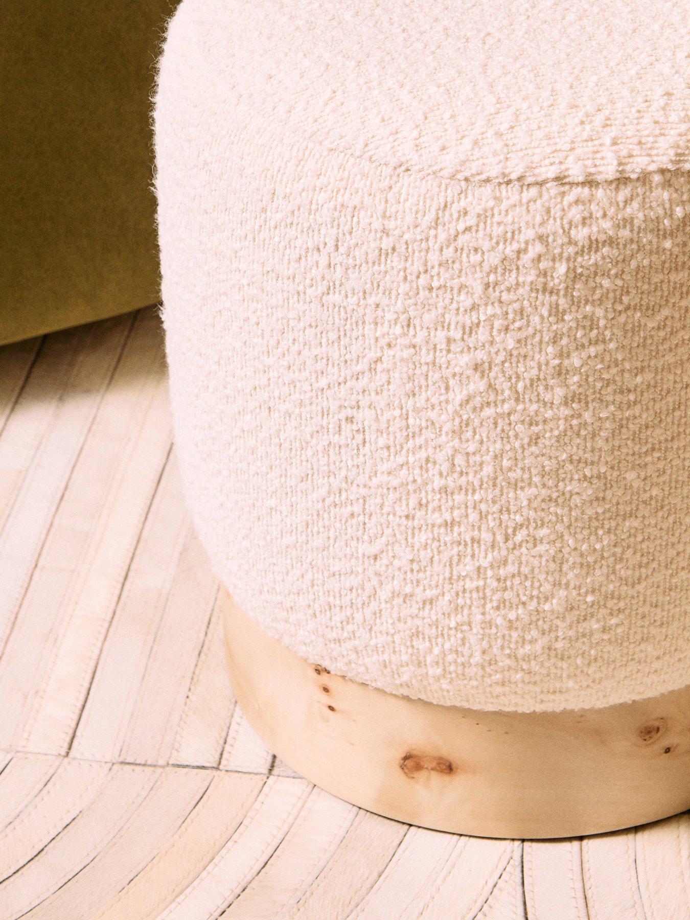 Image 5 of 6 of Mota Boucle Round Stool