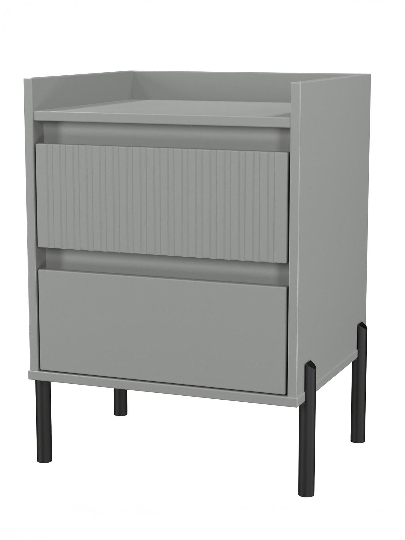 Image 3 of 6 of SWIFT Ciara 2 Drawer Bedside Cabinet Ready Assembled