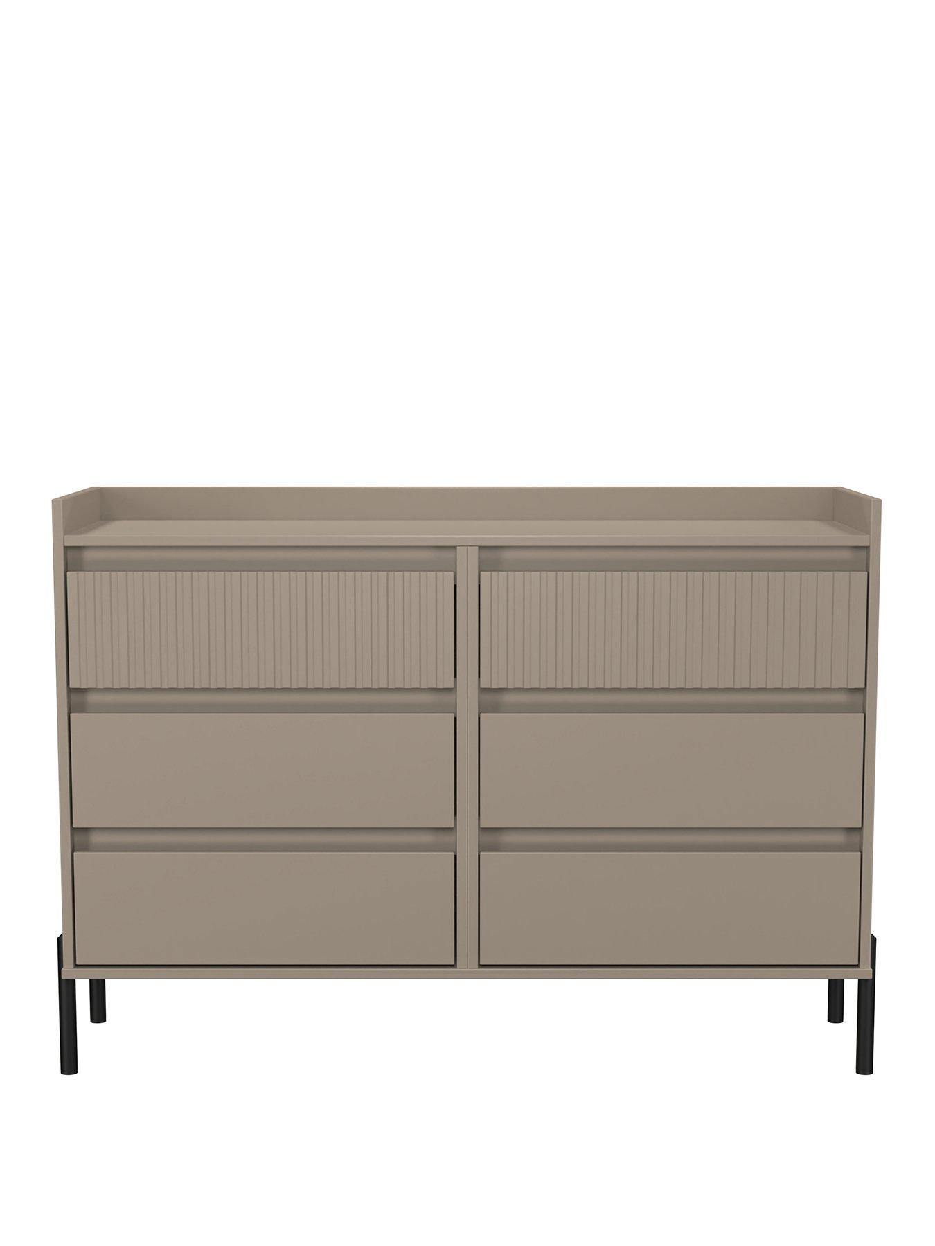  image of swift-ciara-6-drawer-double-chest-ready-assembled