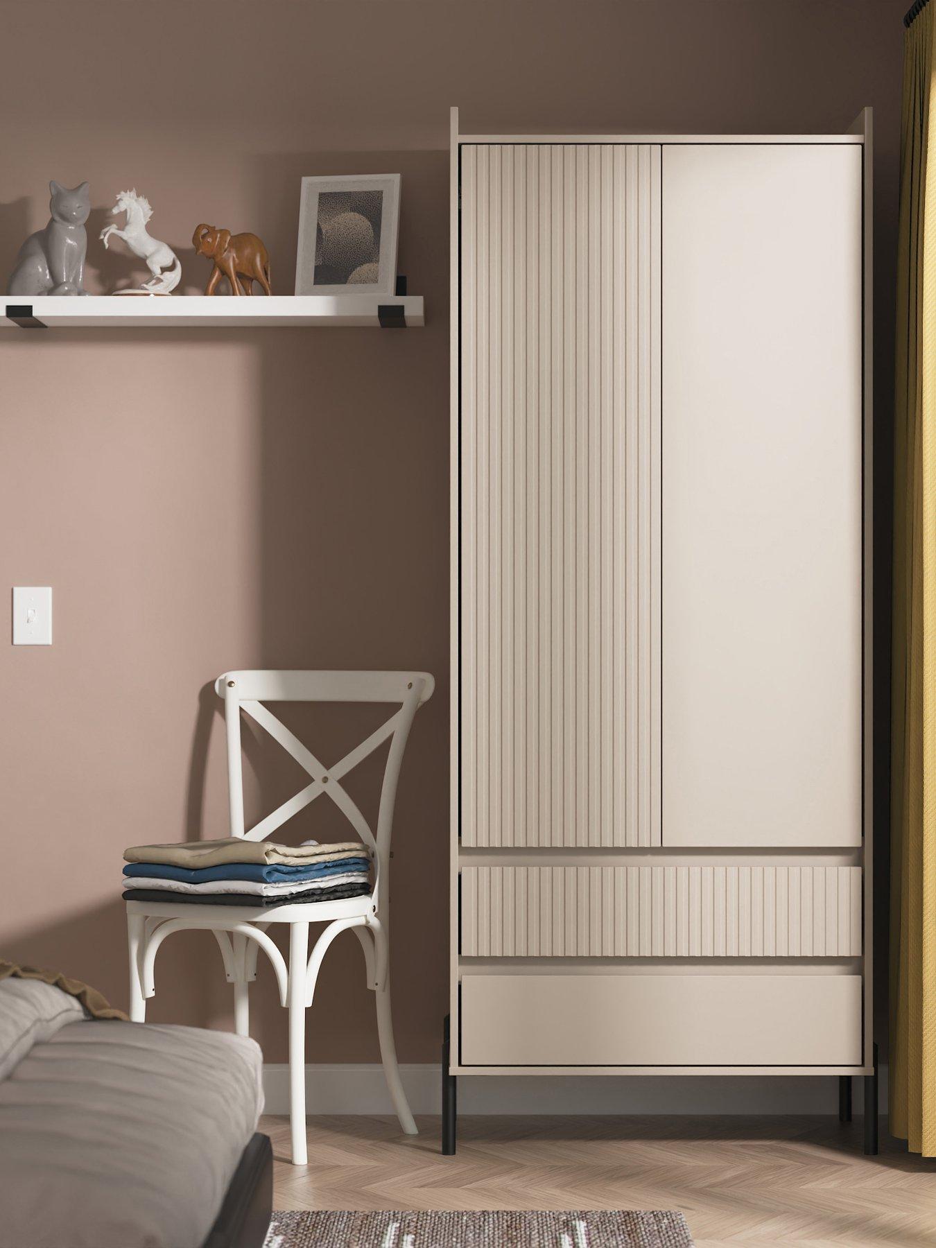 SWIFT Ciara 2 Door 2 Drawer Wardrobe Ready Assembled