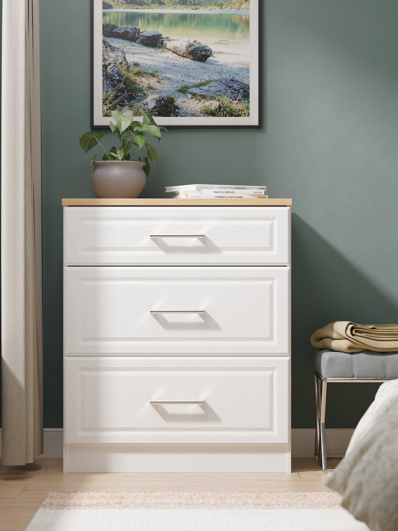SWIFT Regent 3 Drawer Deep Chest Ready Assembled
