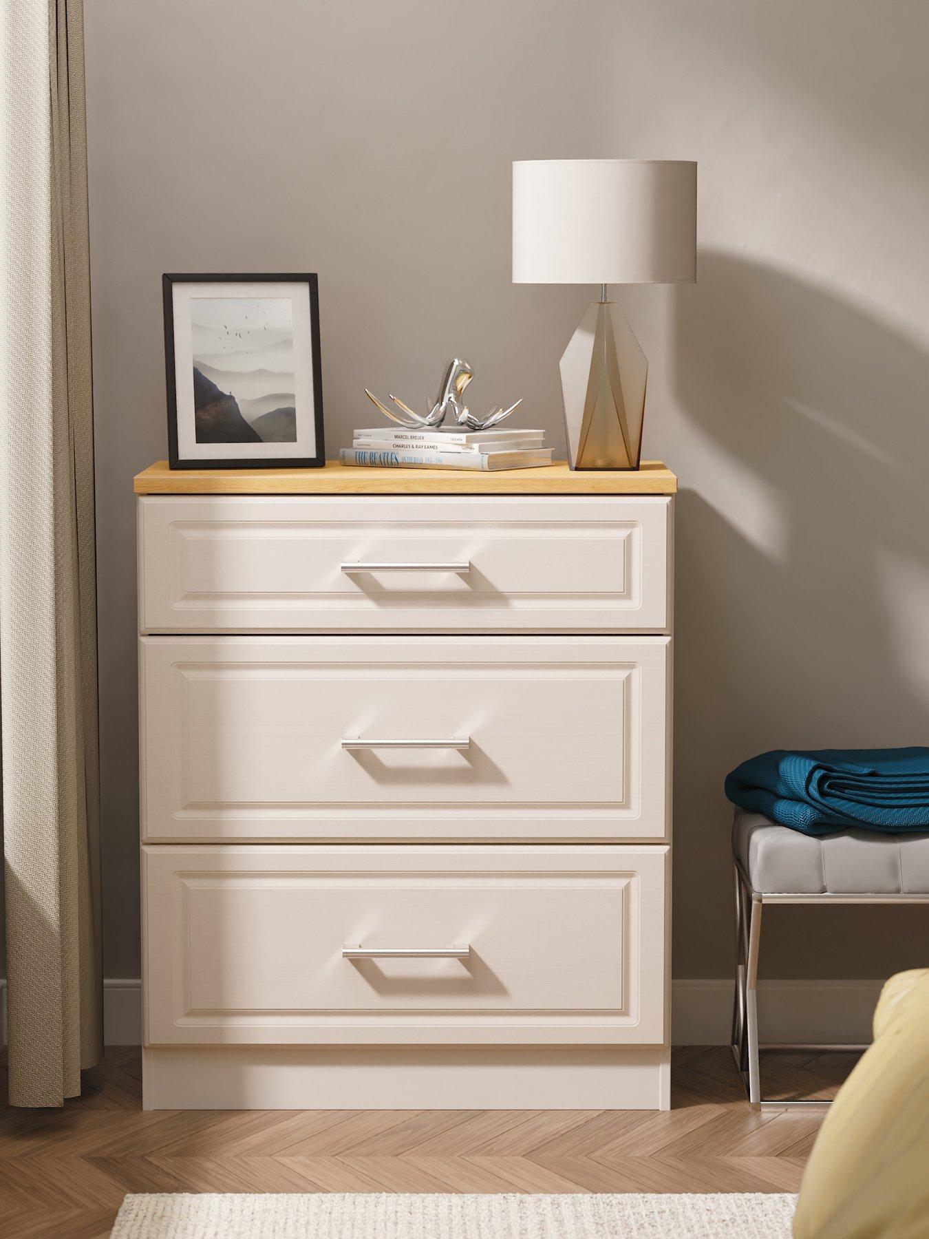  image of swift-regent-3-drawer-deep-chest-ready-assembled