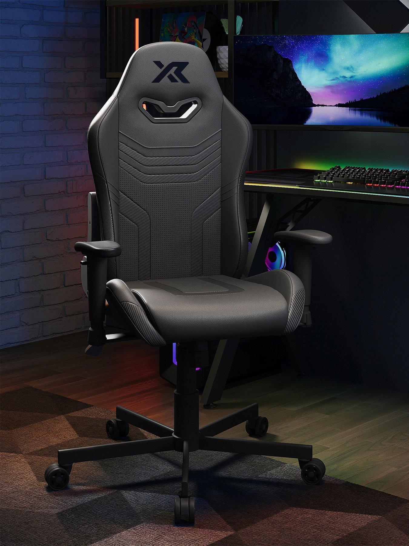 X Rocker Agility Compact Office Gaming Chair - Carbon Black