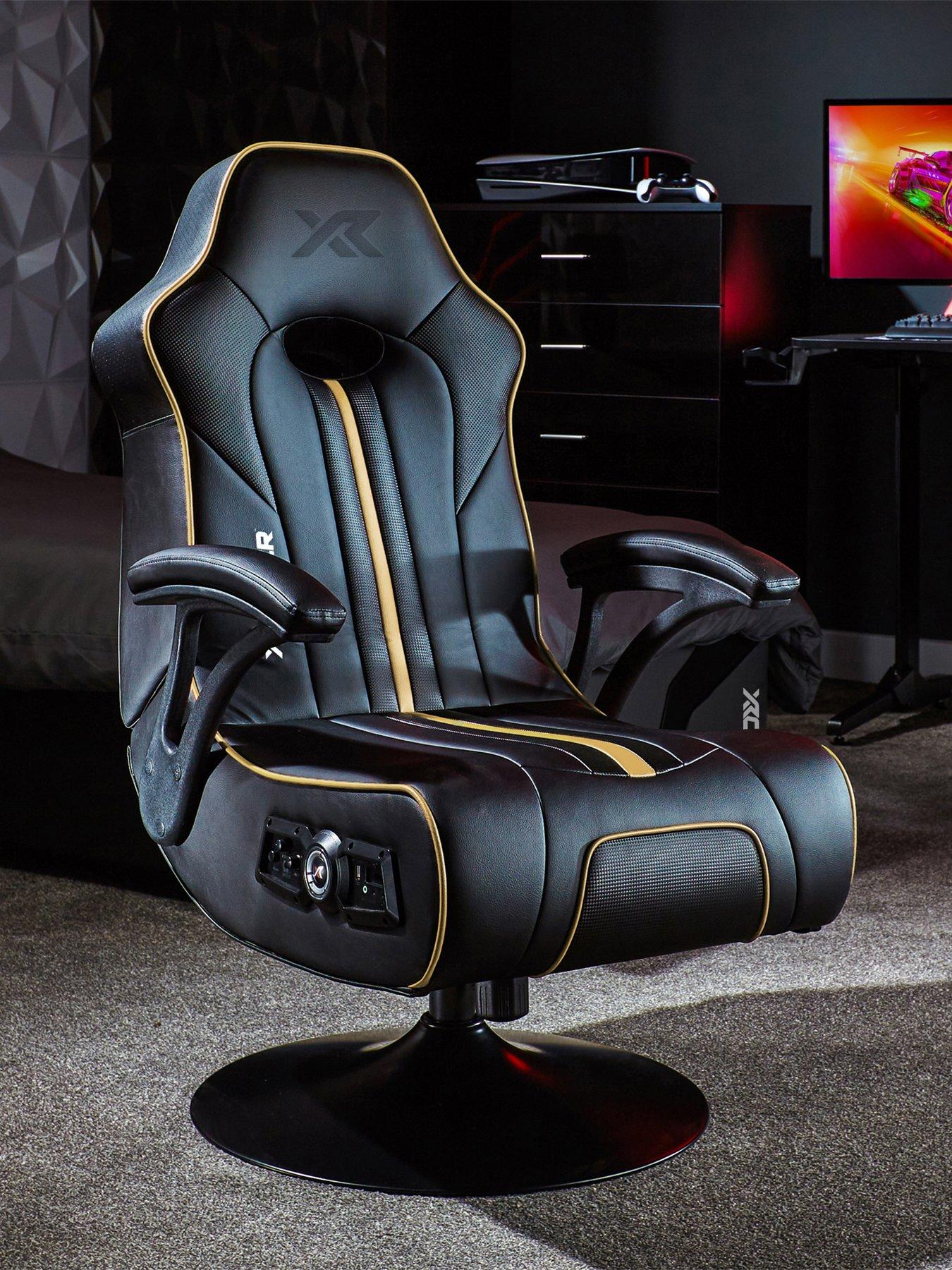 X Rocker Torque 2.1 Bluetooth Pedestal Gaming Chair - Blue