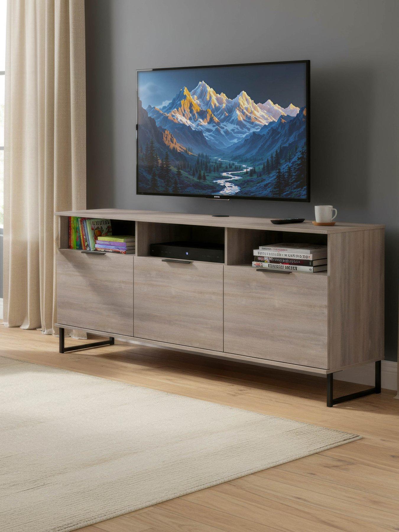 SWIFT Emerson Large Tv Media Unit Ready Assembled
