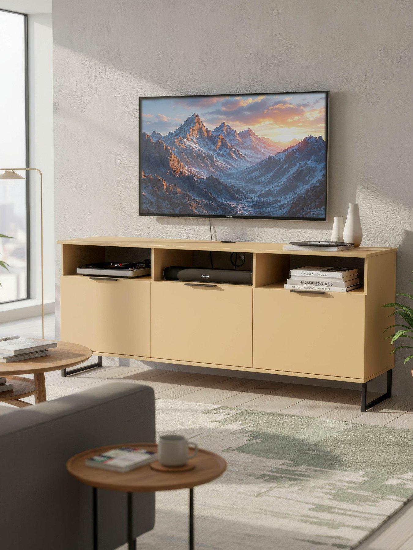 SWIFT Emerson Large Tv Media Unit Ready Assembled