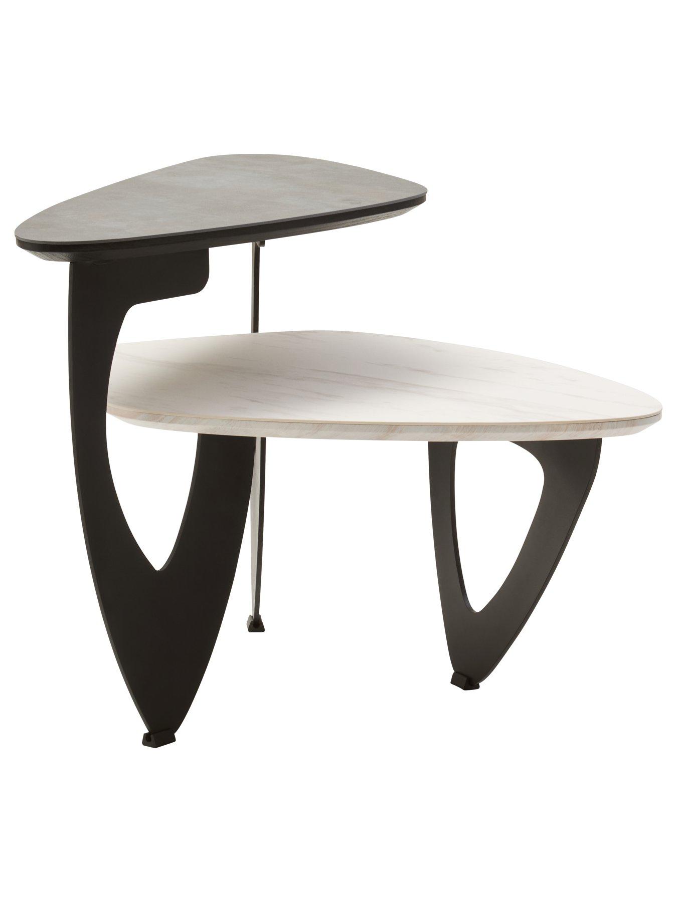 Image 6 of 7 of Premier Housewares Imperia 2 Tier Ceramic Coffee Table