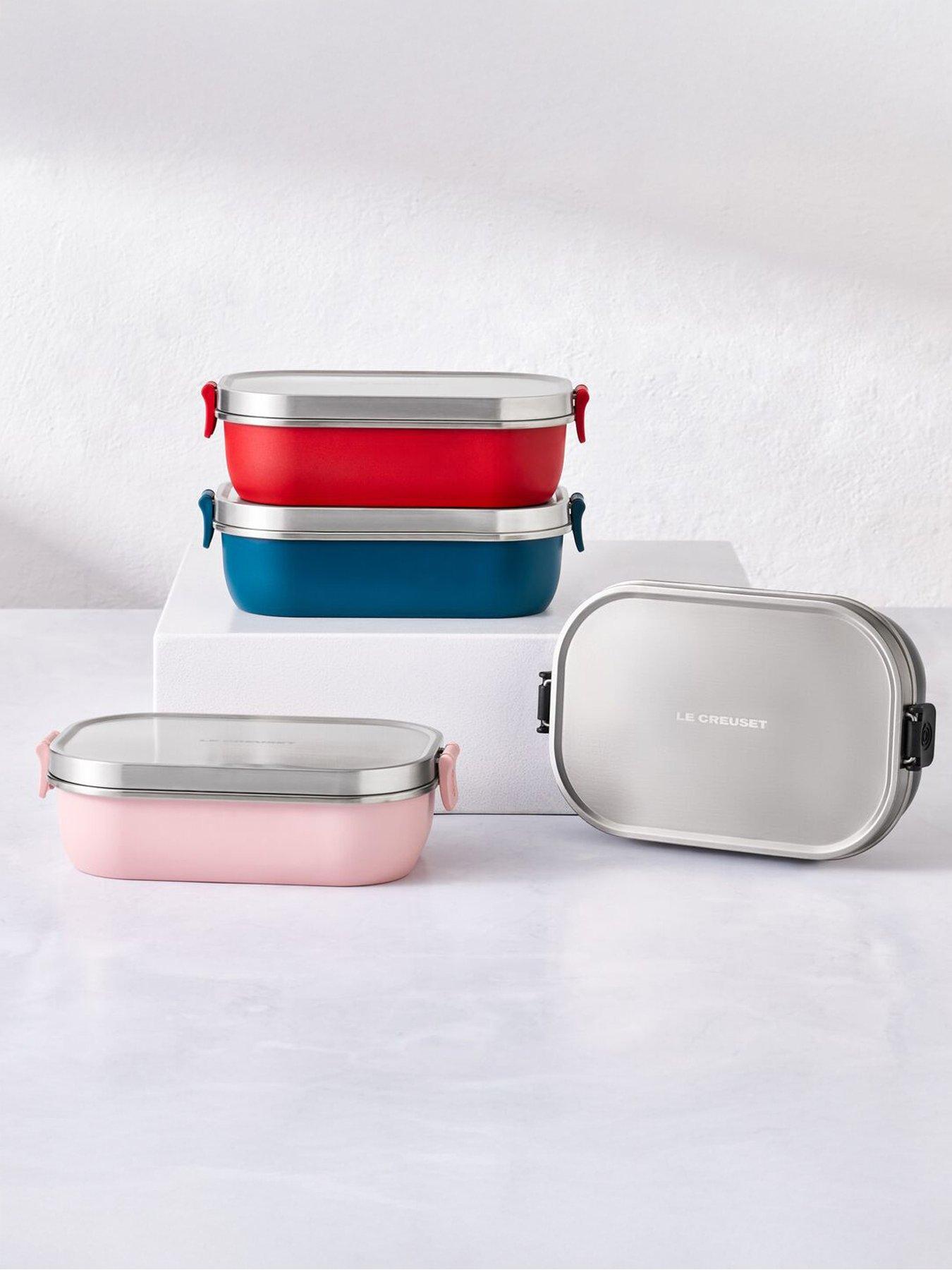 Le Creuset On The Go Lunch Box 900ml Shell Pink