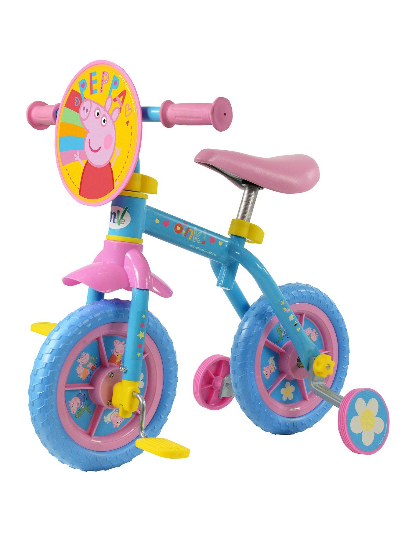 Image 1 of 6 of Peppa Pig My First 2-in-1 10" Training Bike