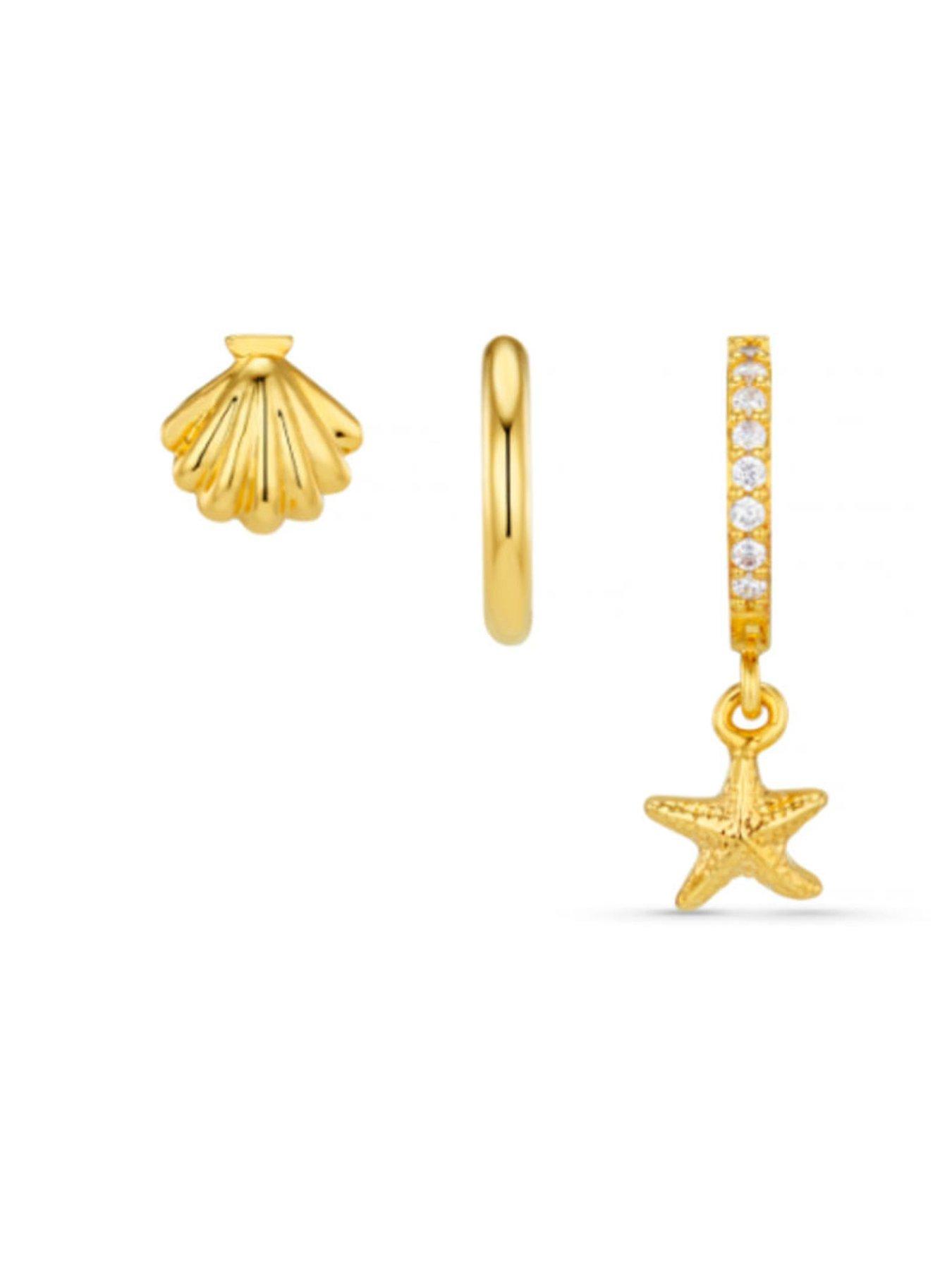 Image 2 of 2 of Orelia Shell & Starfish Ear Party