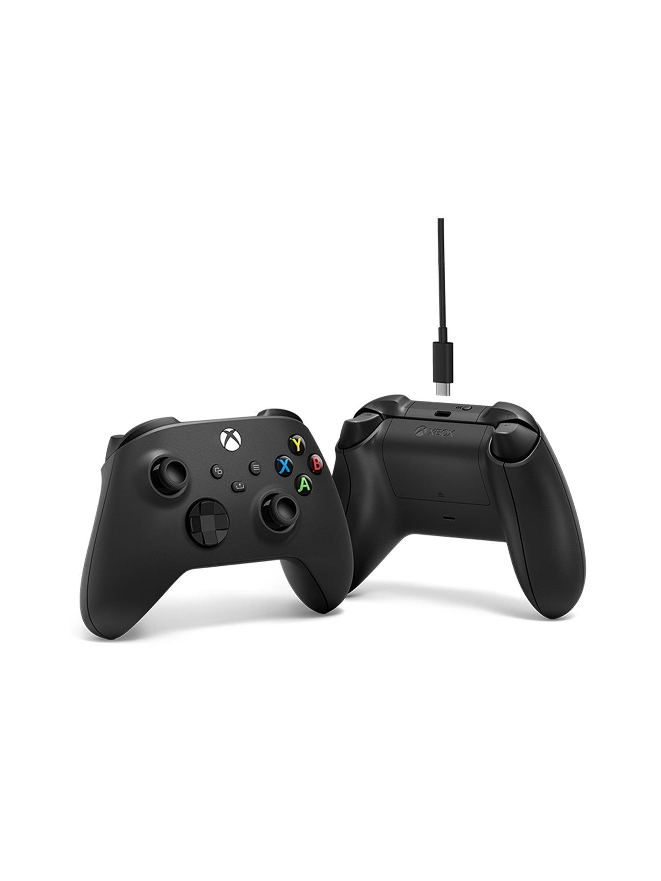 Image 2 of 5 of Xbox Wireless Controller + USB-C Cable - Carbon Black for Xbox Series X|S, Xbox One, and Windows Devices