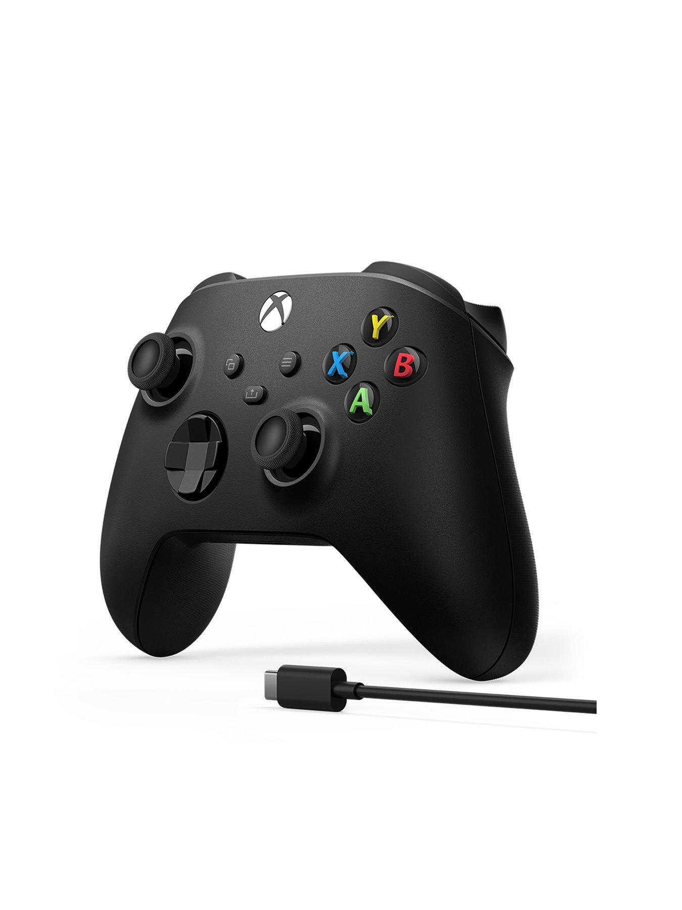  image of xbox-wireless-controller-usb-c-cable-carbon-black-for-xbox-series-xs-xbox-one-and-windows-devices