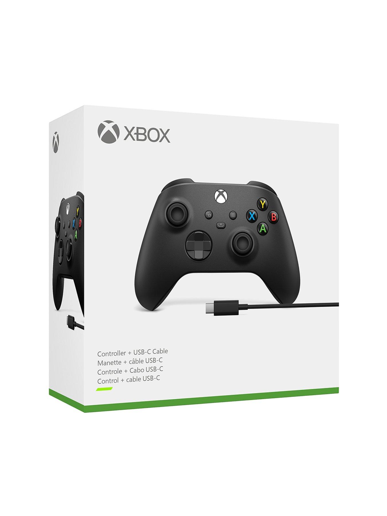  image of xbox-wireless-controller-usb-c-cable-carbon-black-for-xbox-series-xs-xbox-one-and-windows-devices