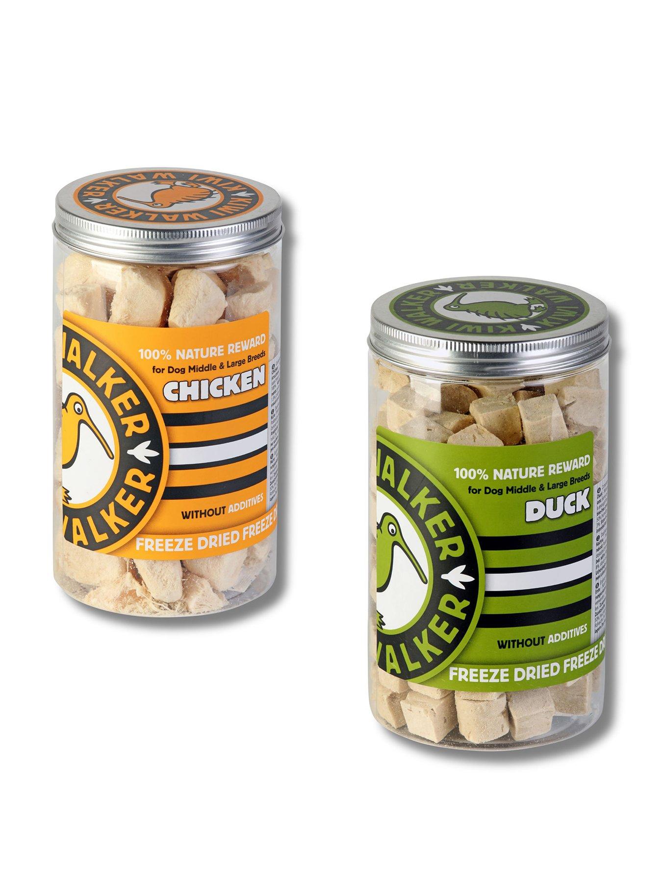 Kiwi Walker Large Twin Set Freeze Dried Treats - Chicken  &  Duck