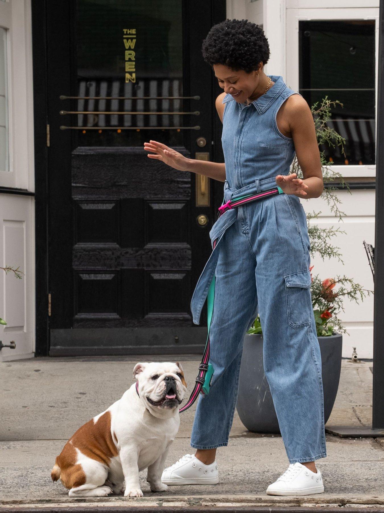  image of doog-clipit-lead-pink-green