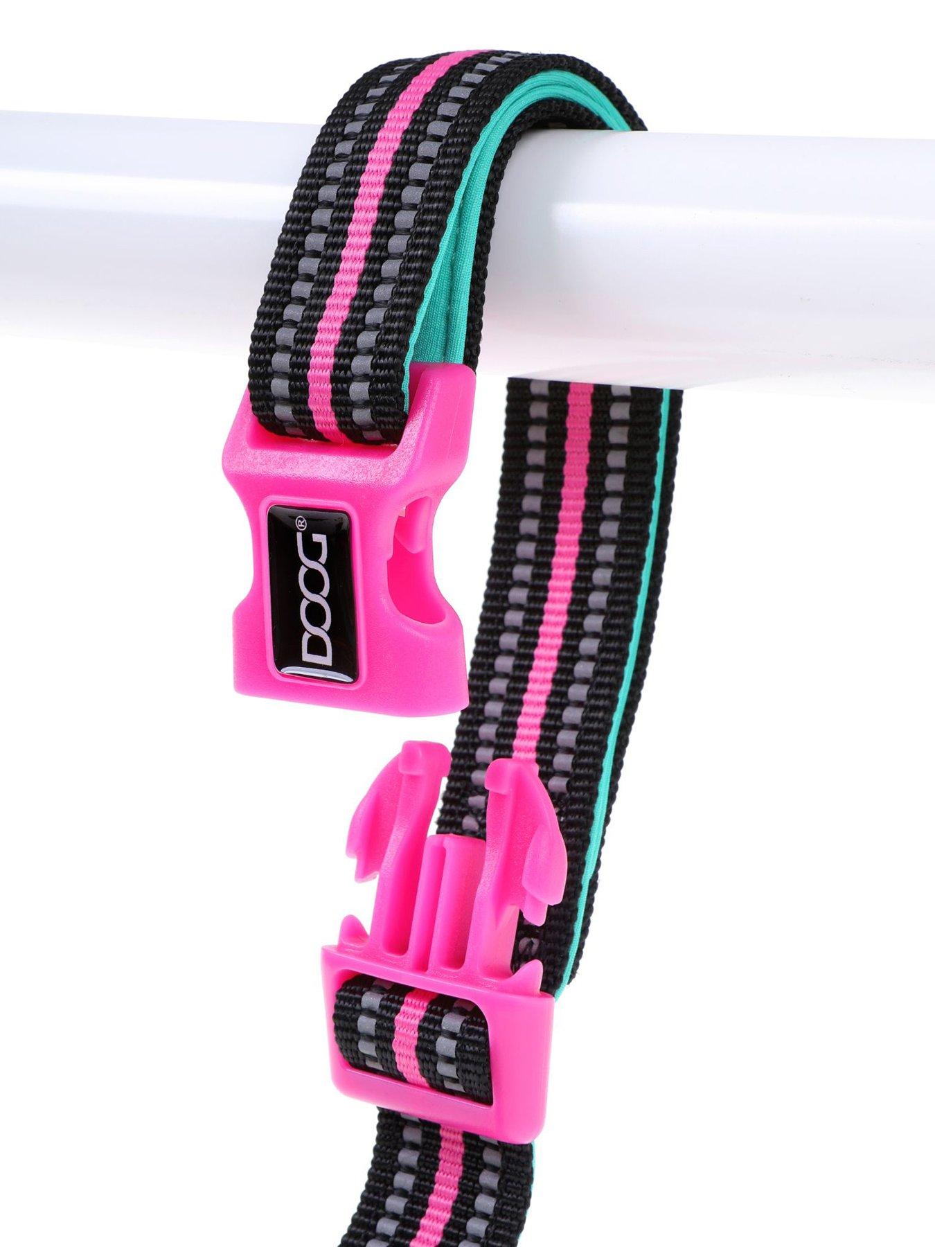  image of doog-clipit-lead-pink-green