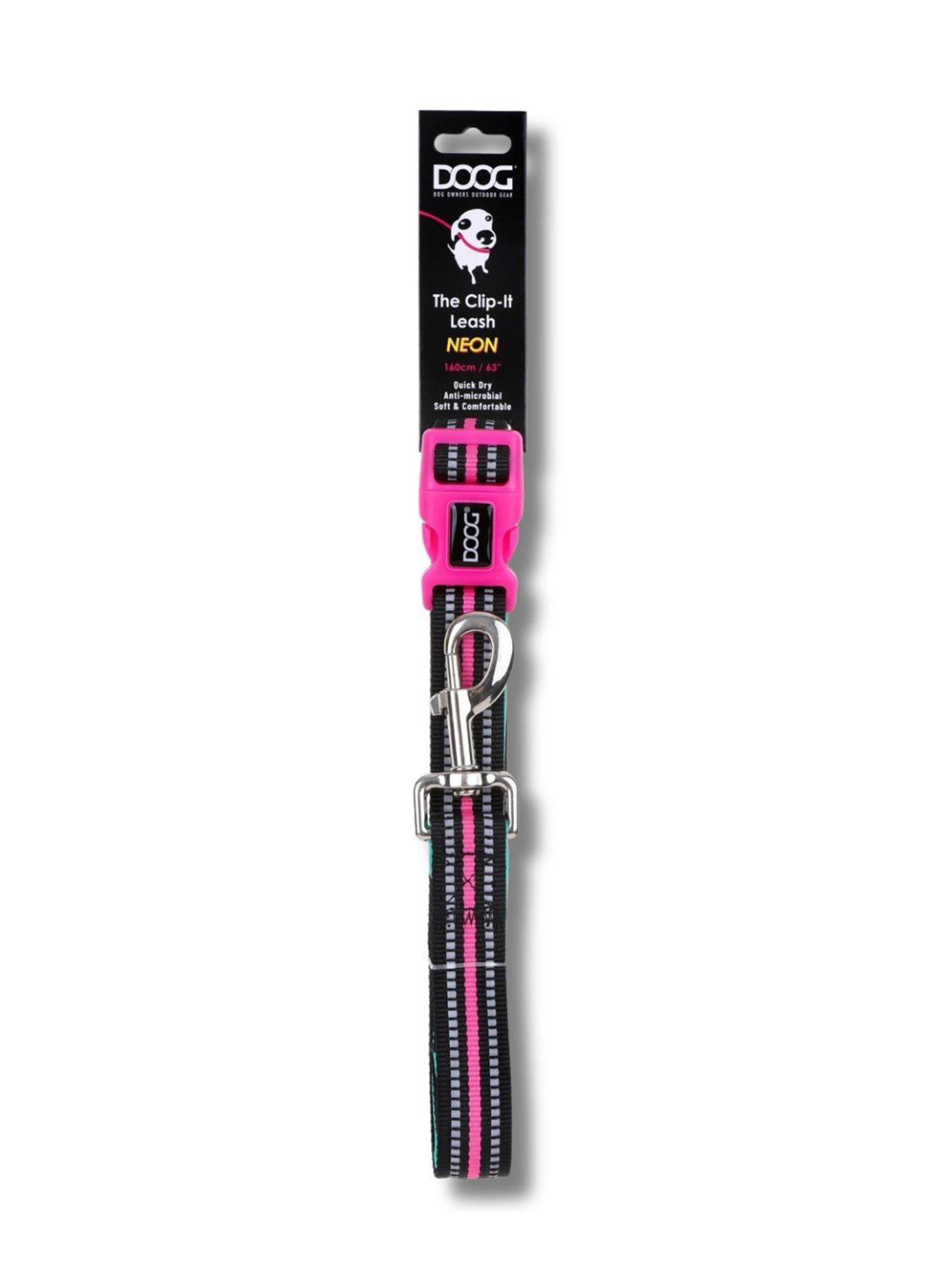 Image 4 of 4 of Doog Clipit Lead - Pink &amp; Green