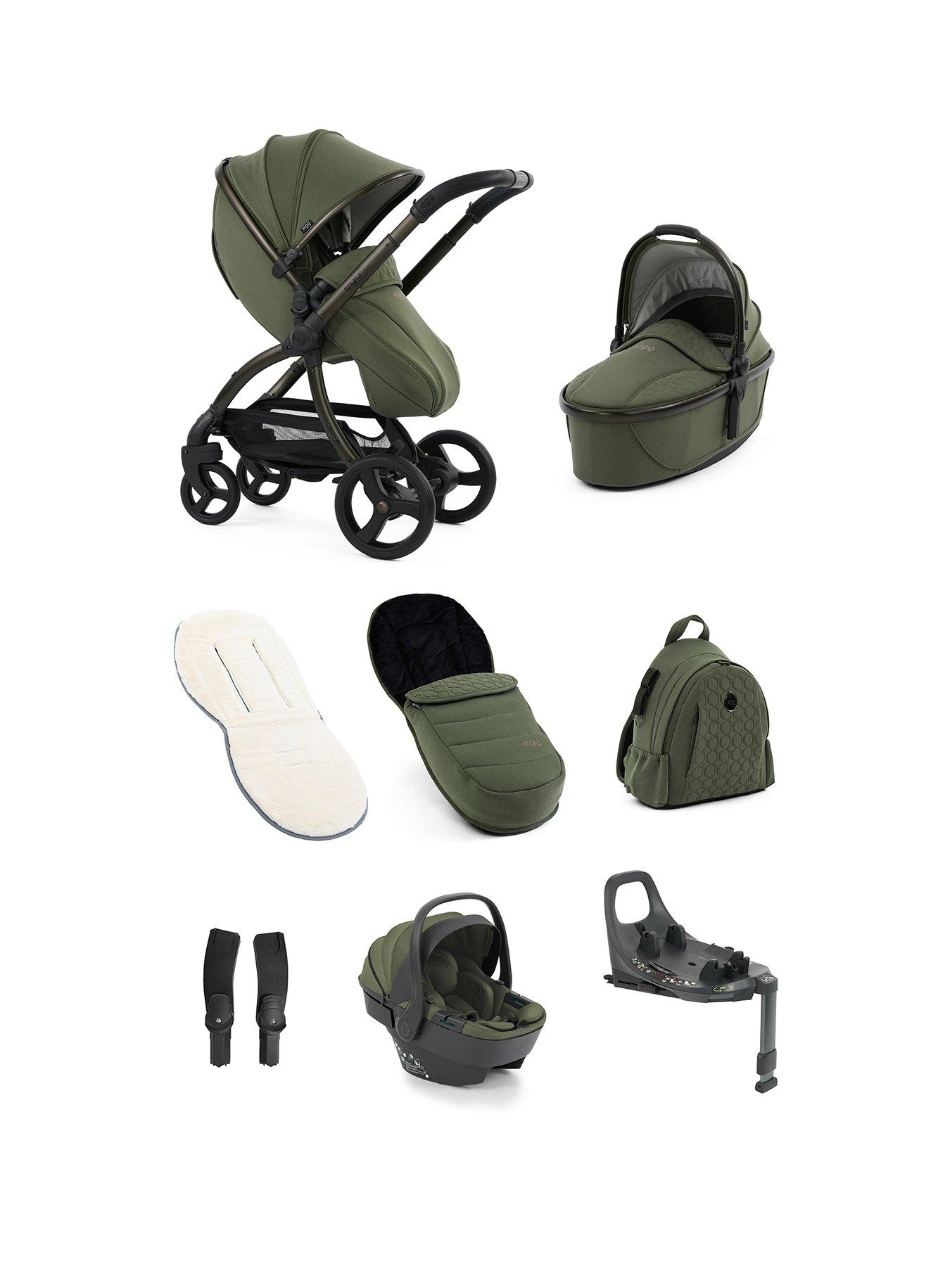 Image 1 of 6 of Egg egg3 Luxury Bundle with egg shell Car Seat - Sage