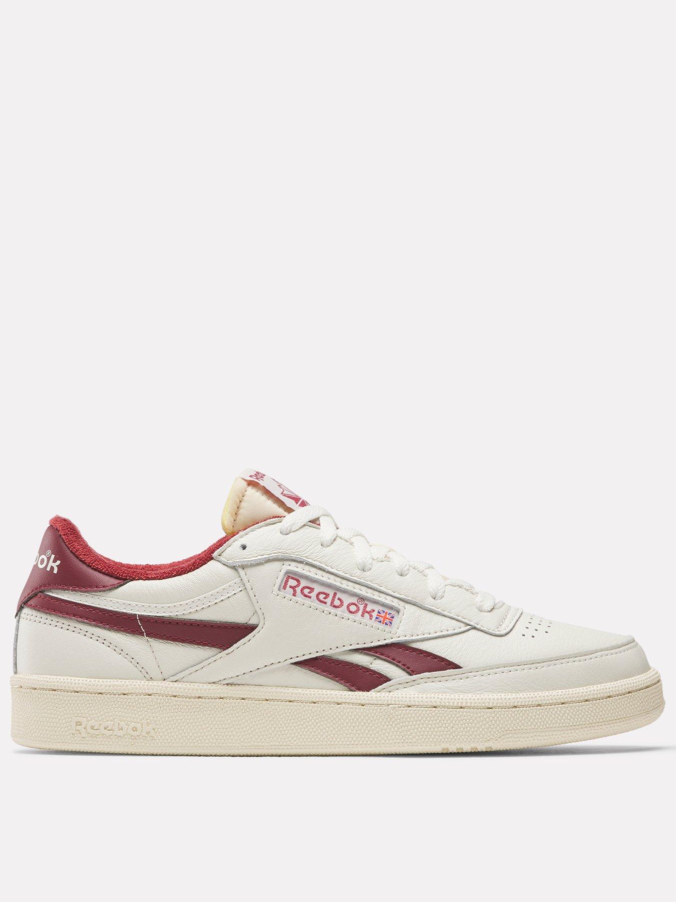 Image 1 of 5 of Reebok Womens Club C Revenge Vintage Lace-Up Trainers - Cream