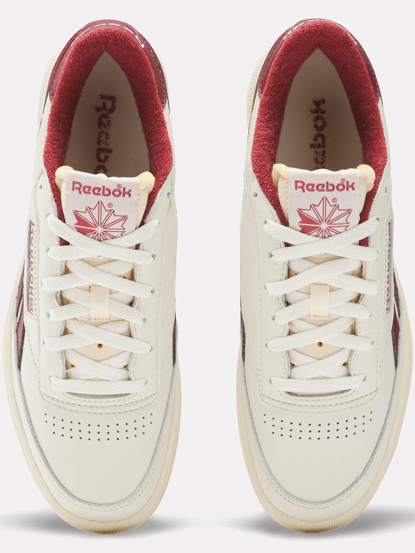 Image 4 of 5 of Reebok Womens Club C Revenge Vintage Lace-Up Trainers - Cream