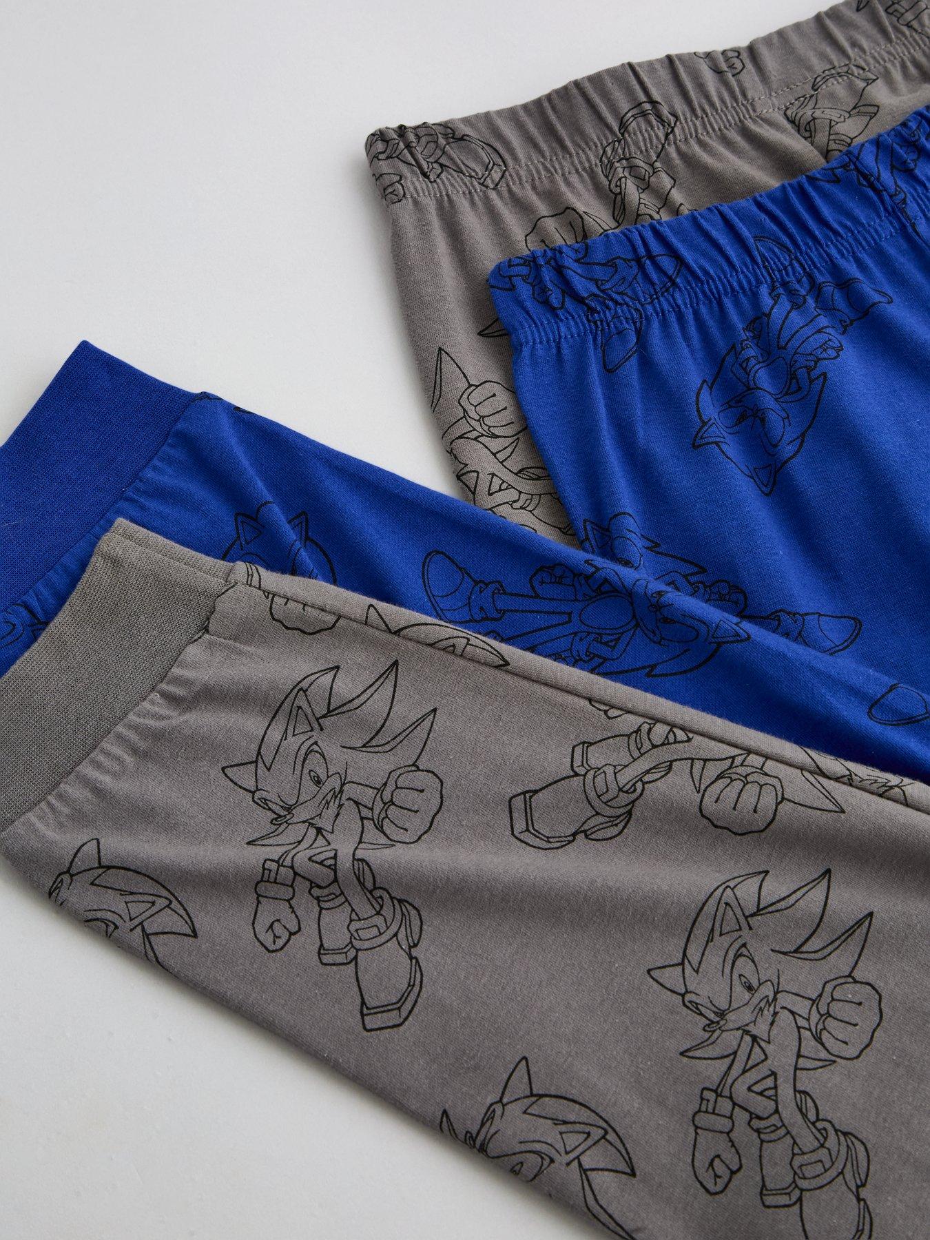 Image 4 of 4 of The Very Collection 2 Pack Sonic &amp; Shadow Pyjamas - Blue/Grey