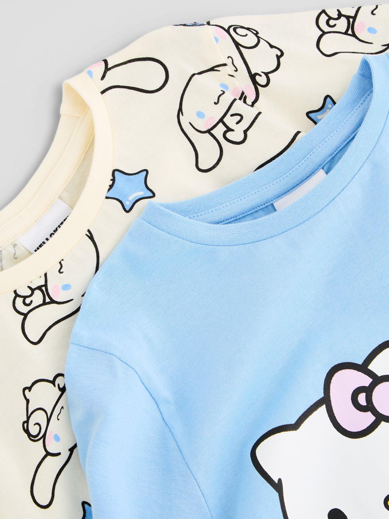 The Very Collection 2pk Hello Kitty And Cinnamoroll Pyjamas | Littlewoods