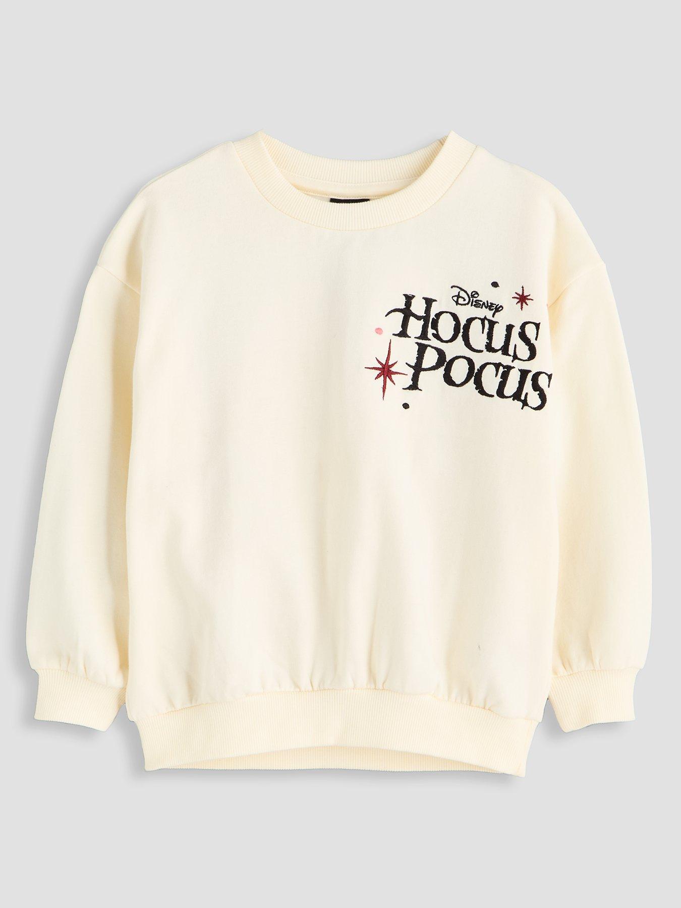 Image 2 of 4 of The Very Collection Girls Hocus Pocus Back Print Sweatshirt - Cream