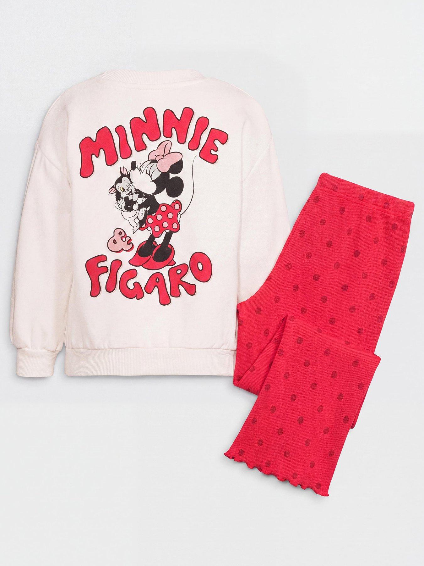 Image 2 of 5 of The Very Collection Disney Minnie Mouse Heart Sweat And Legging Set - Red