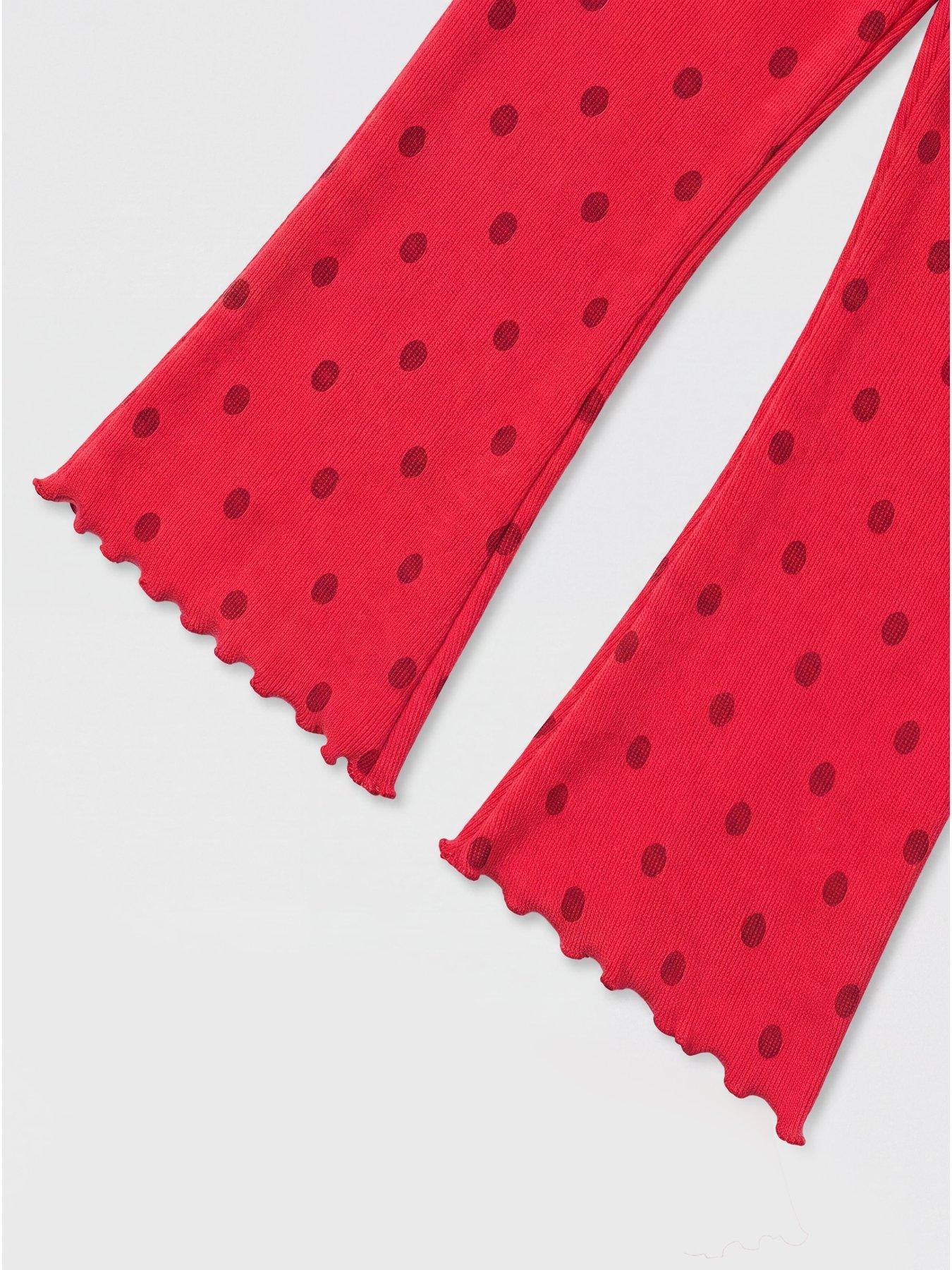 Image 5 of 5 of The Very Collection Disney Minnie Mouse Heart Sweat And Legging Set - Red