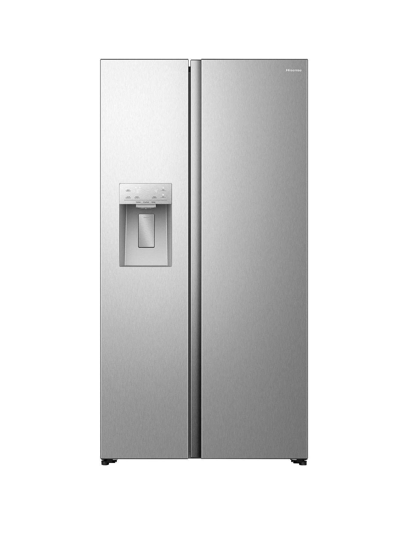 Image 1 of 7 of Hisense RS5P528STIC American Side- By-Side with Water &amp; Ice dispenser - C Rated - Stainless