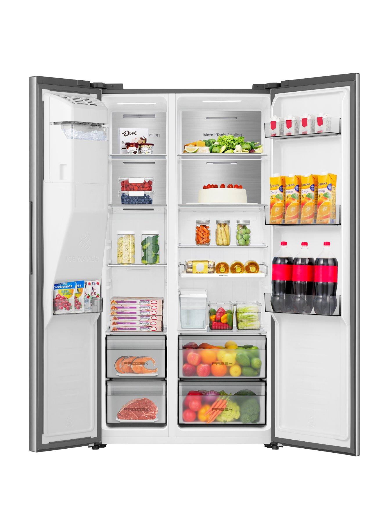 Image 4 of 7 of Hisense RS5P528STIC American Side- By-Side with Water &amp; Ice dispenser - C Rated - Stainless