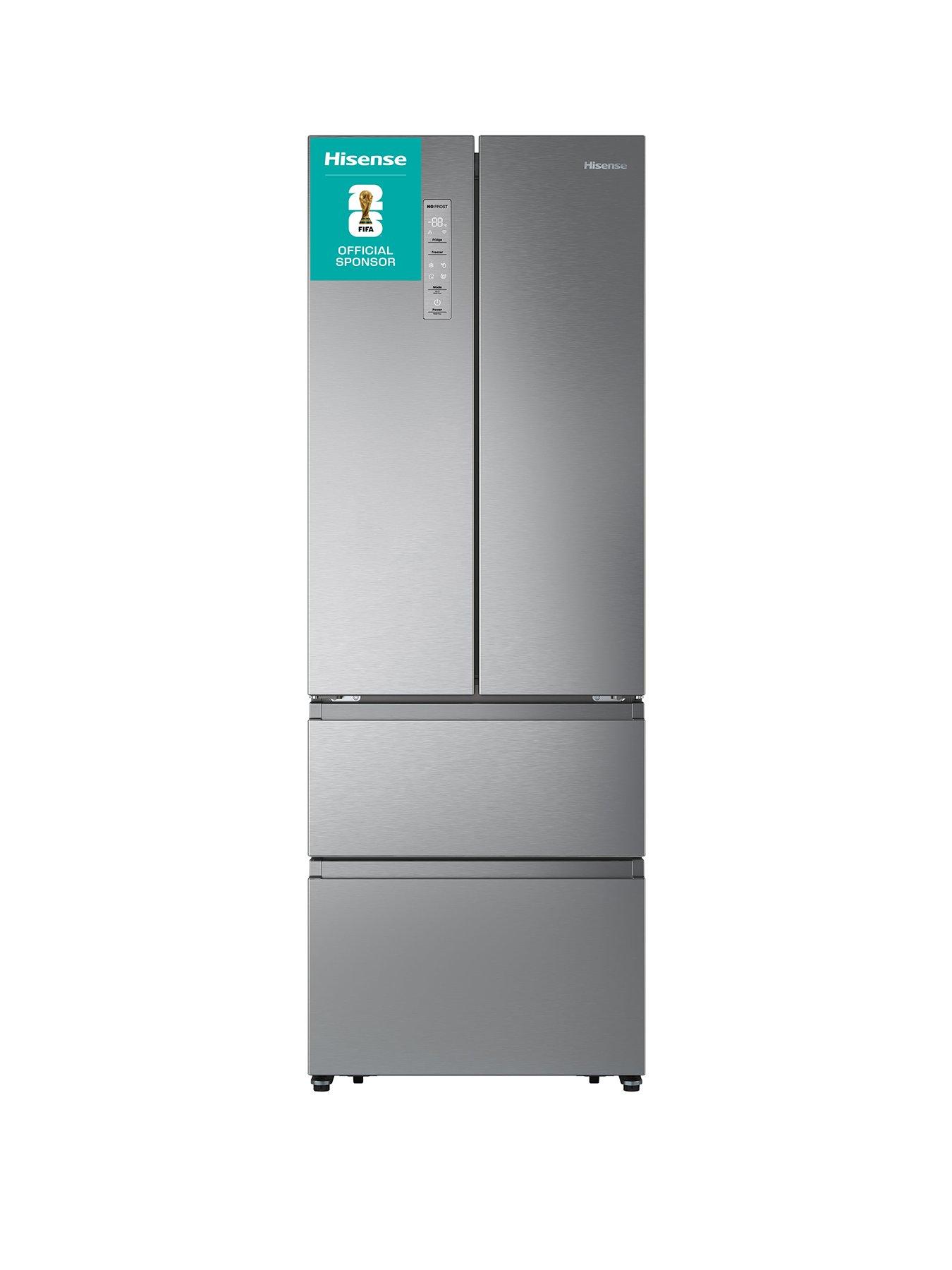 Hisense PureFlat Slim RF632N4AIC1 Total No Frost American Fridge Freezer - Stainless Steel look - C Rated