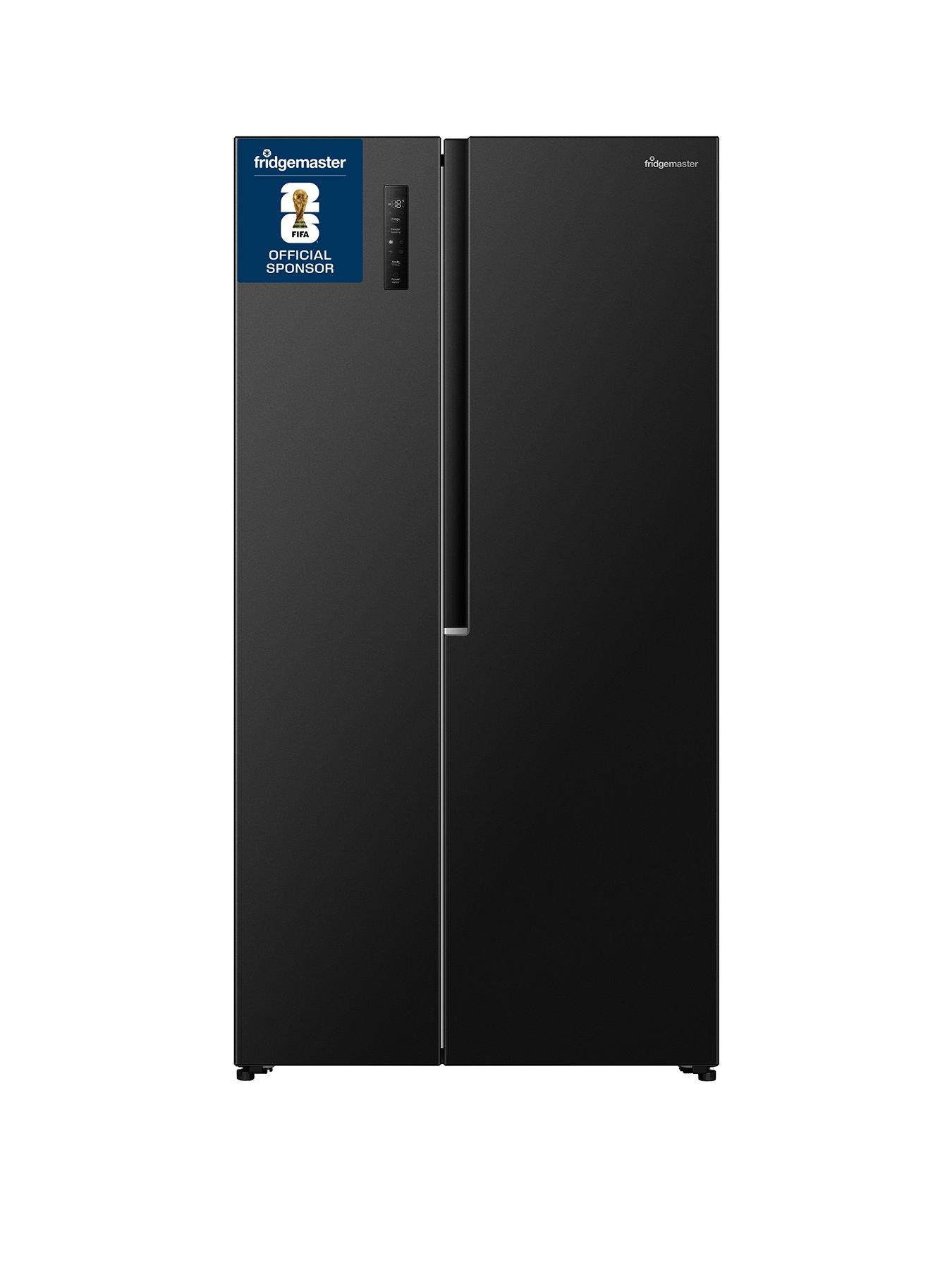 Fridgemaster MS91558DEB American Side By Side   Black- E Rated