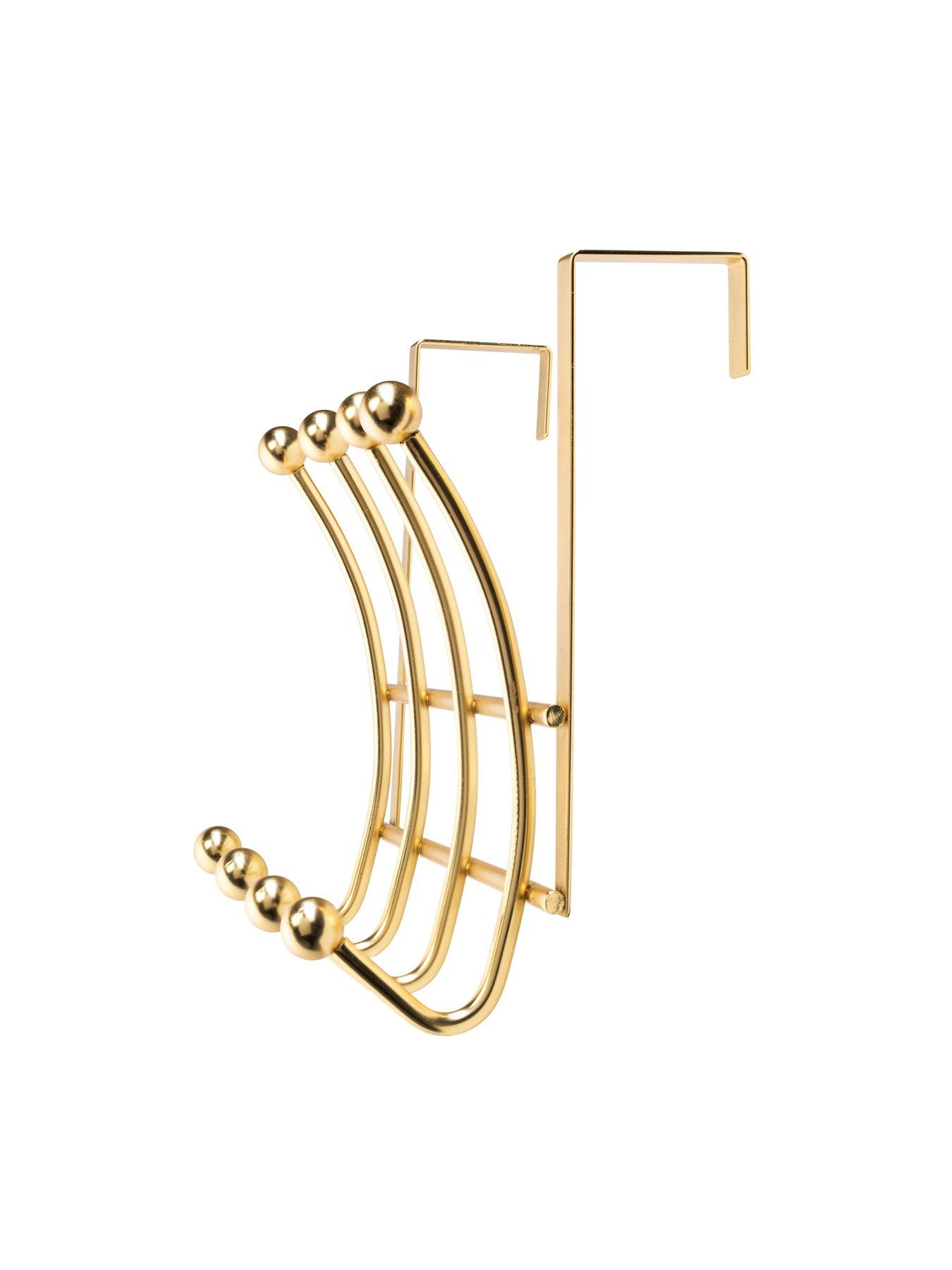  image of croydex-gold-hook-over-door-multi-hooks