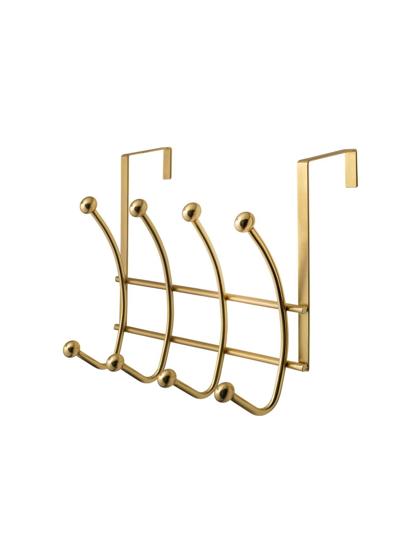  image of croydex-gold-hook-over-door-multi-hooks