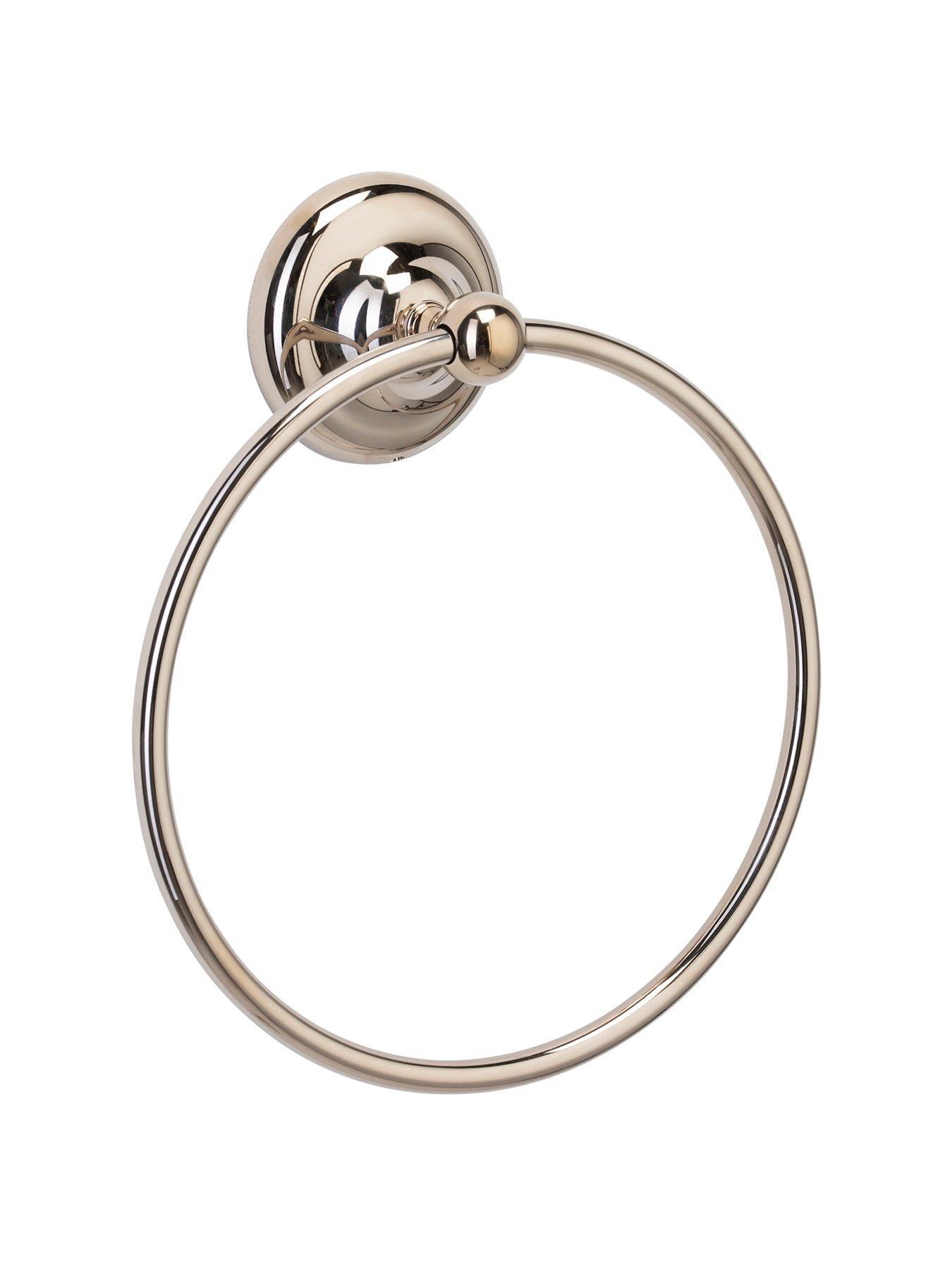 Image 2 of 5 of Croydex Flexi-fix Grosvenor Gold Towel Ring
