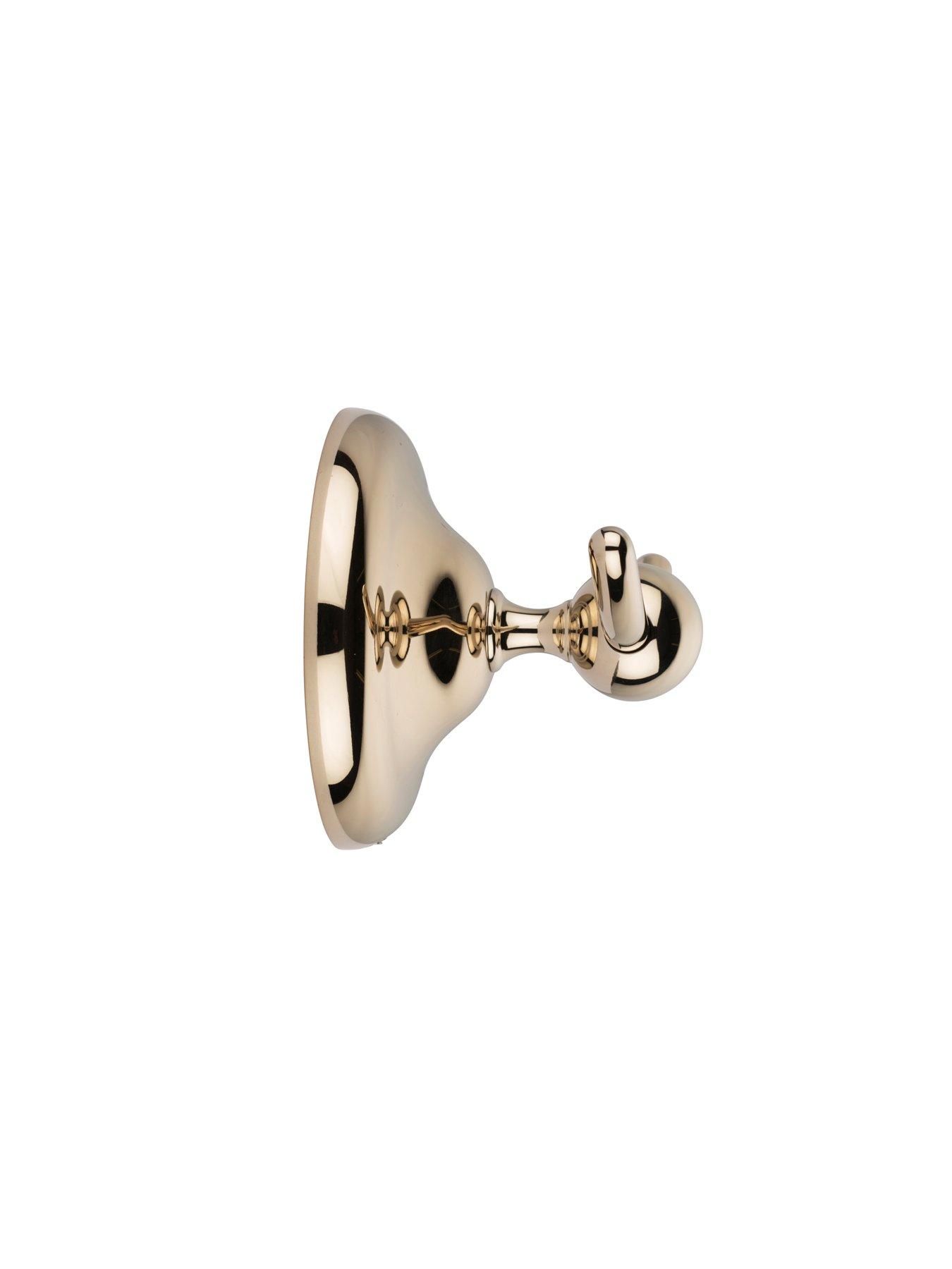  image of croydex-flexi-fix-grosvenor-gold-double-robe-hook