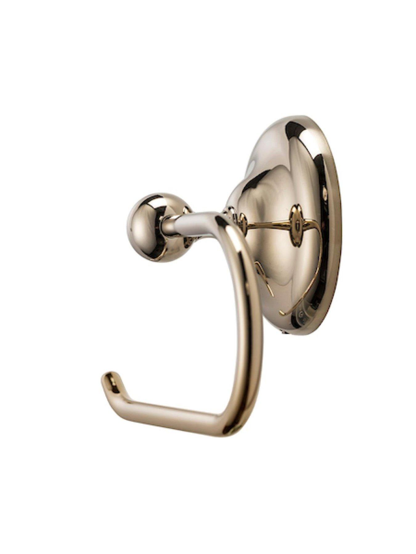 Image 5 of 6 of Croydex Flexi-fix Grosvenor Gold Toilet Roll Holder