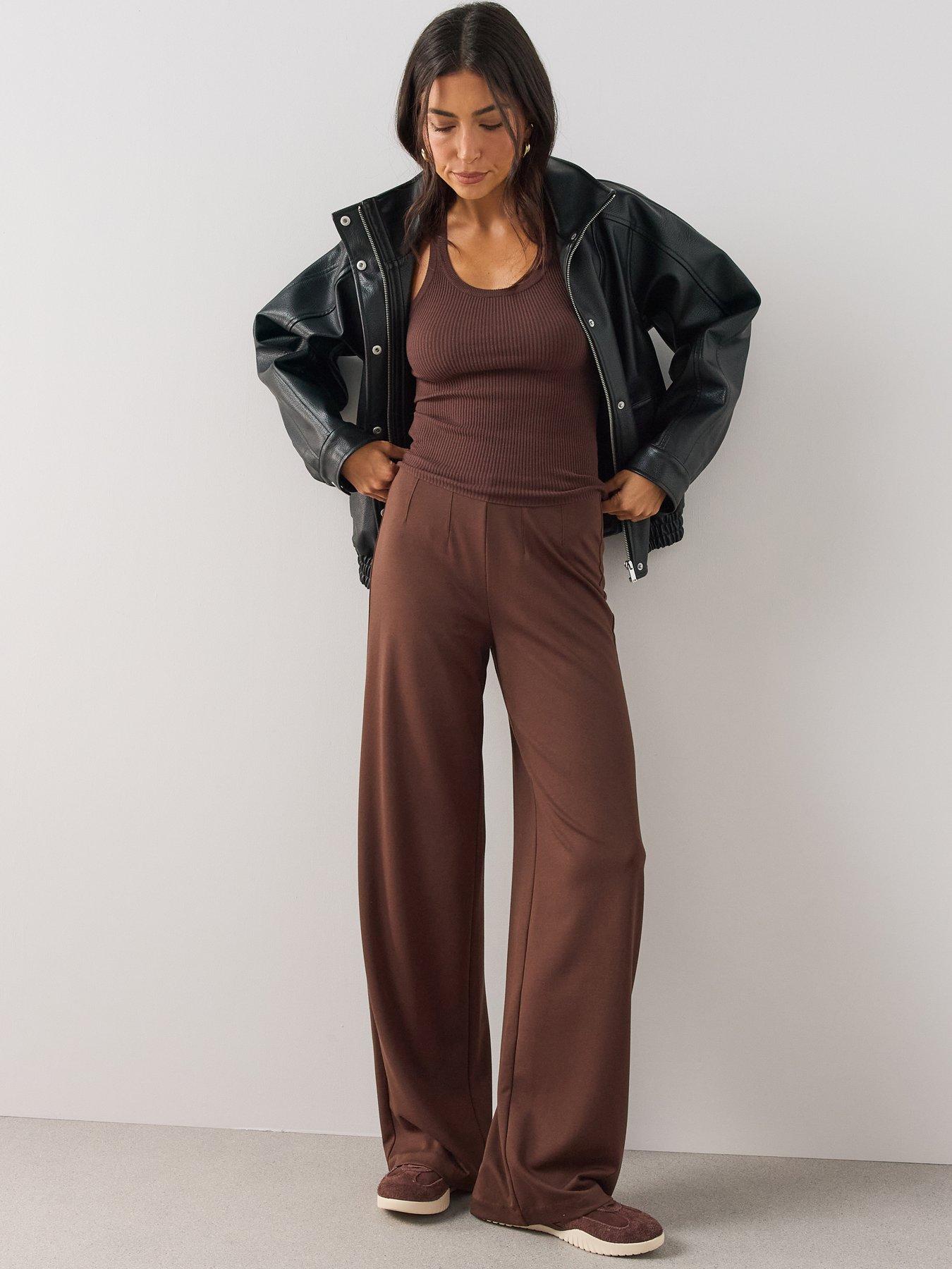 Image 1 of 6 of The Very Collection Wide Leg Trousers