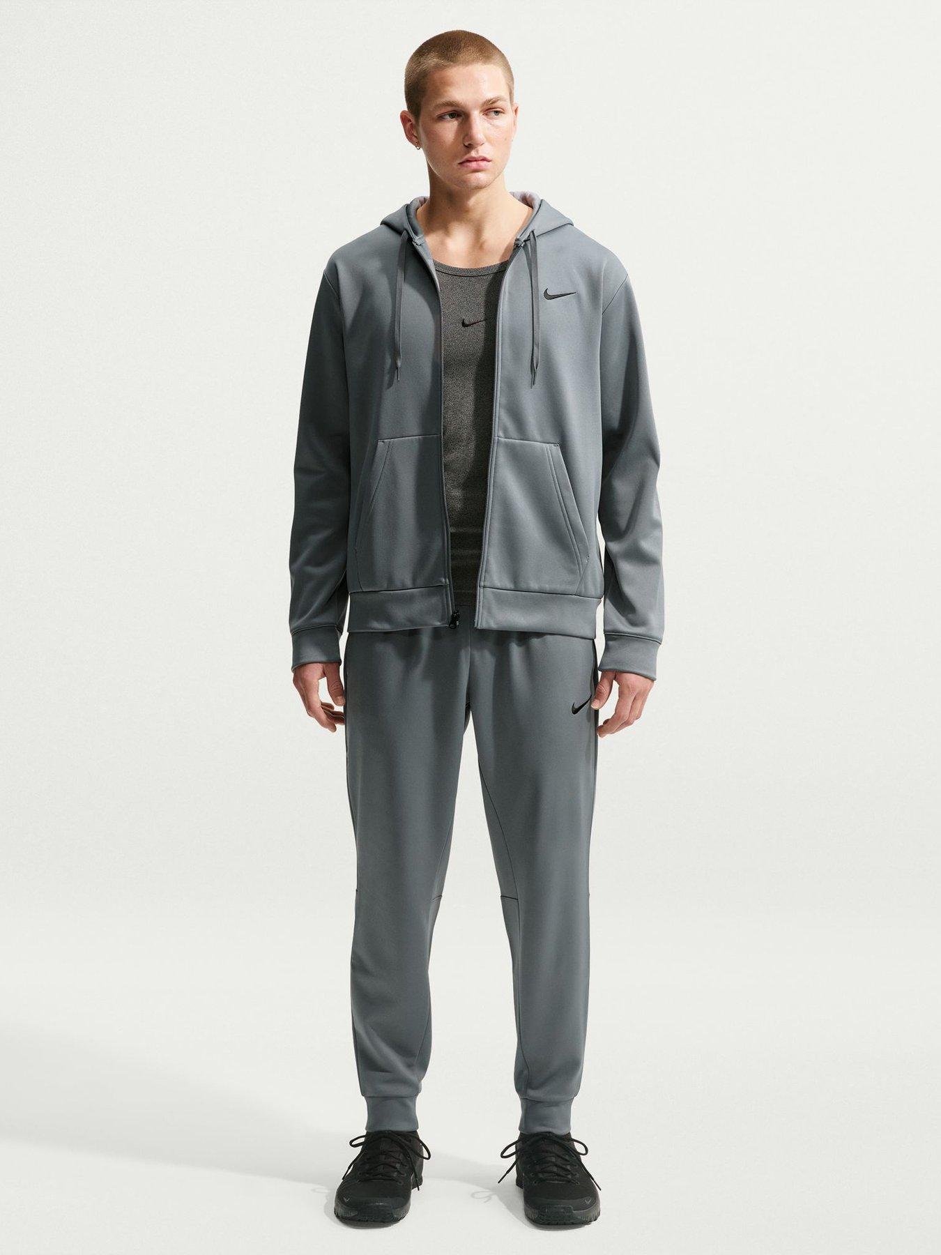 Image 1 of 5 of Nike Nike Mens Flex Therma-fit Fleece Training Joggers - Grey