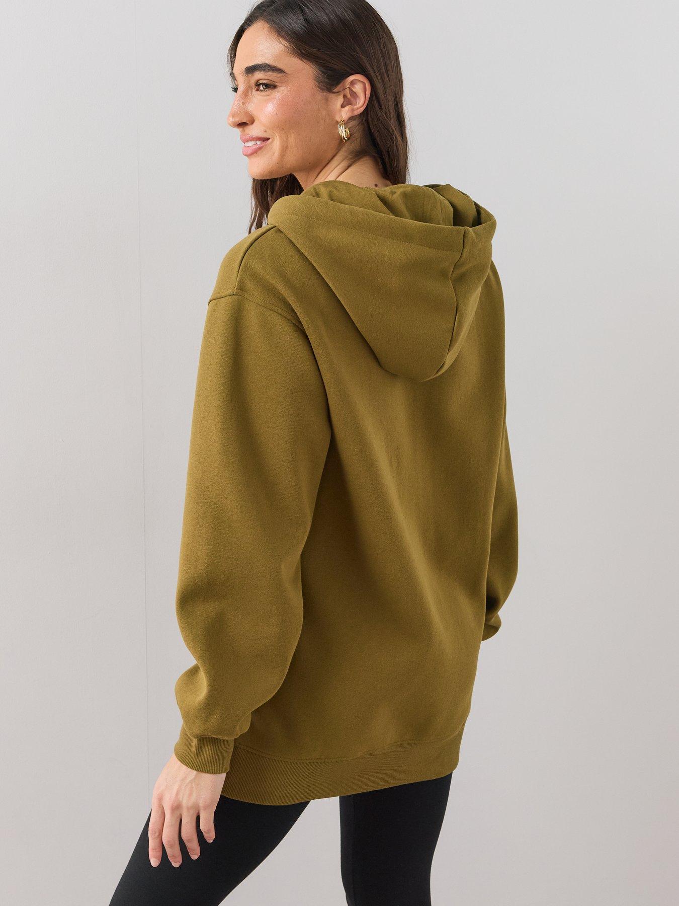 Image 2 of 6 of The Very Collection Longline Zip Hoodie