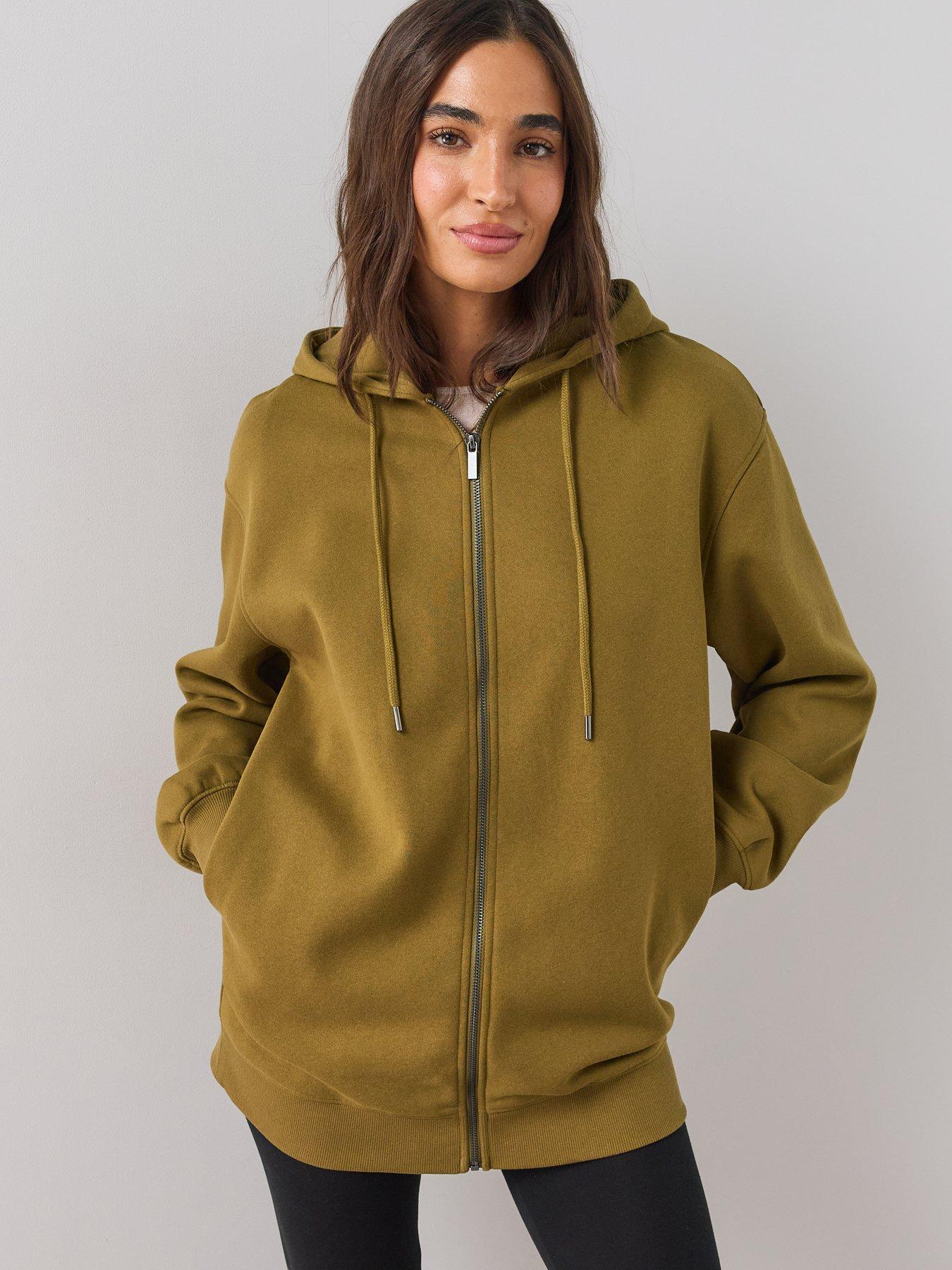 Image 5 of 6 of The Very Collection Longline Zip Hoodie